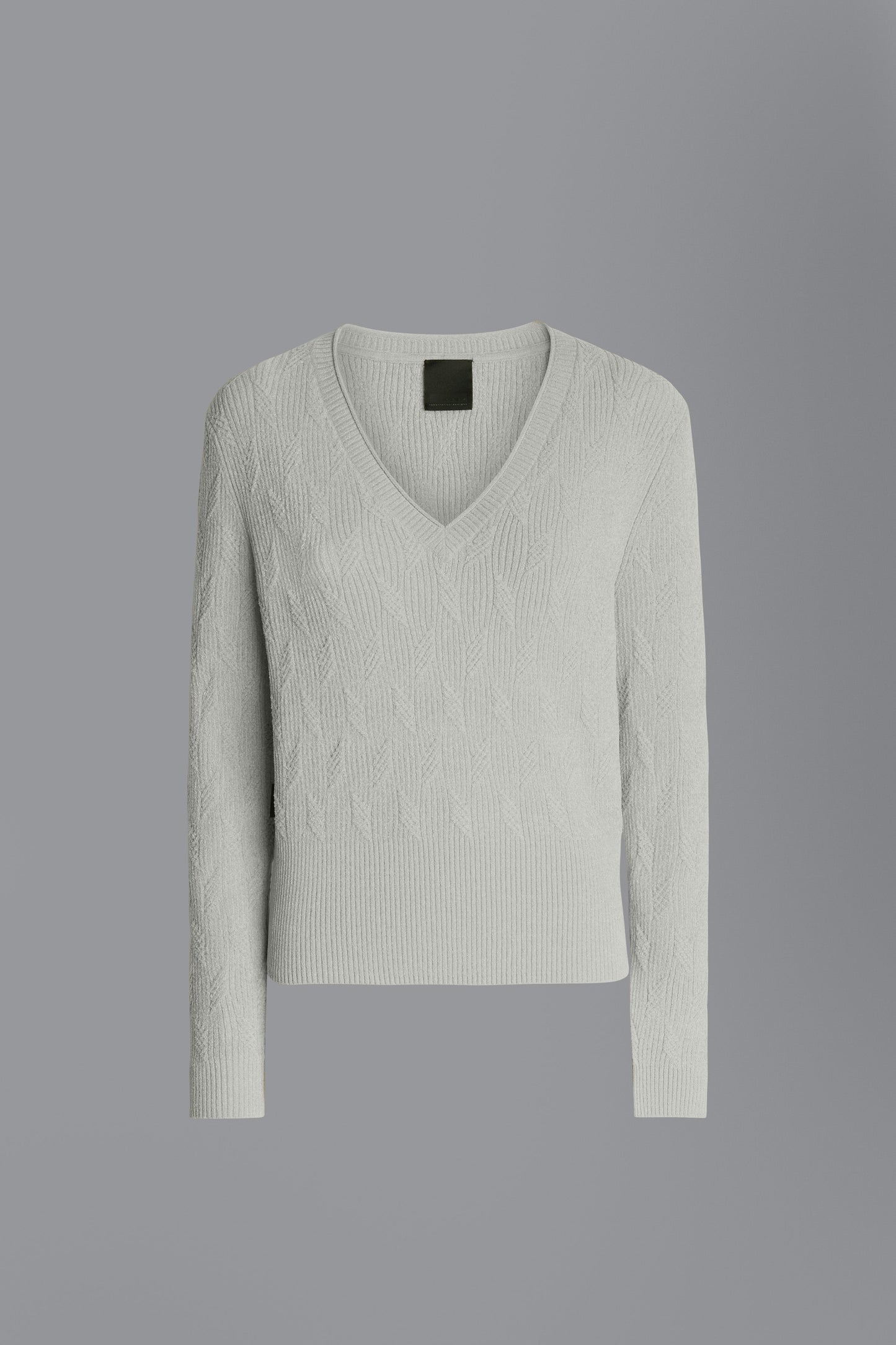 Knit Velvet V-Neck Lady