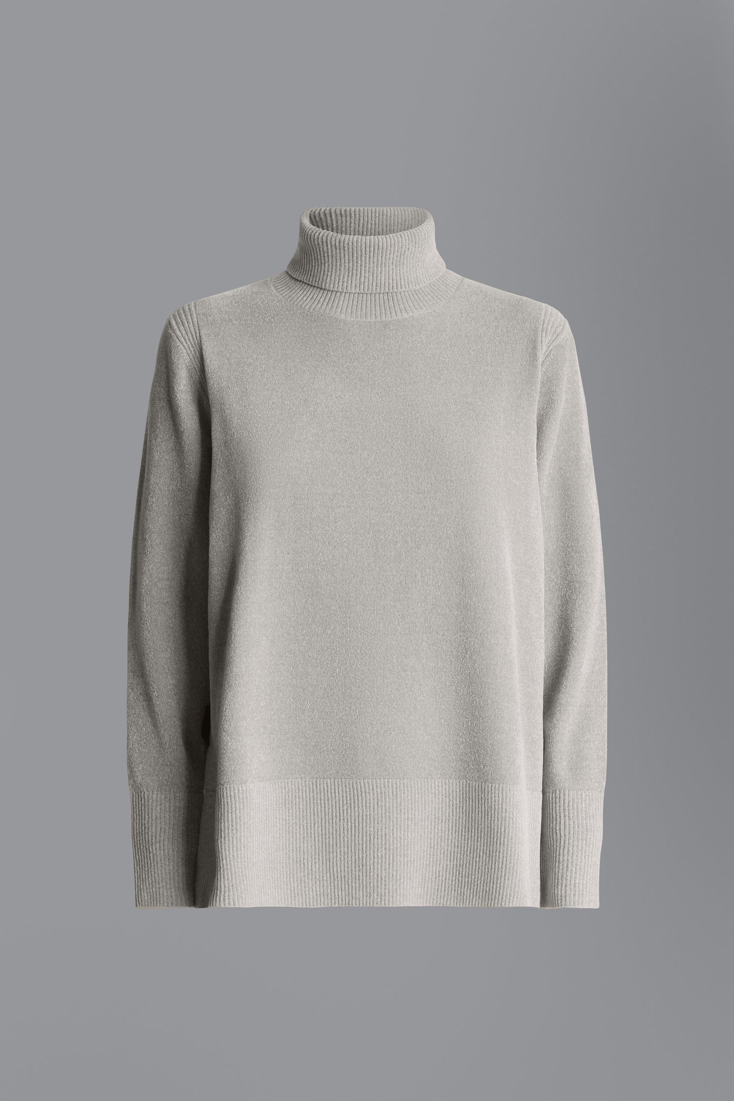 Knit Velvet Vent Turtleneck Lady
