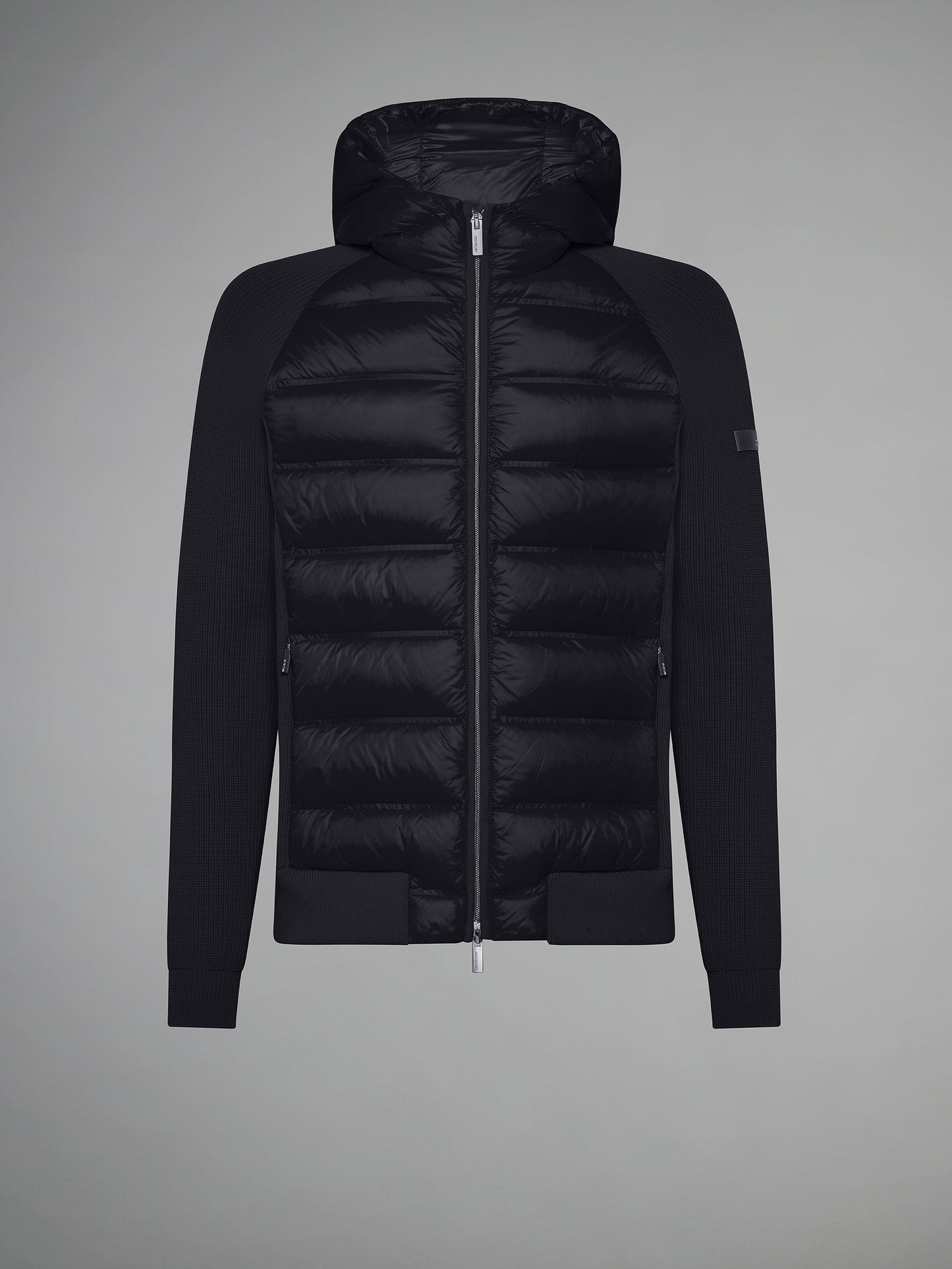 Amos Perla Duck Hood Zip Knit