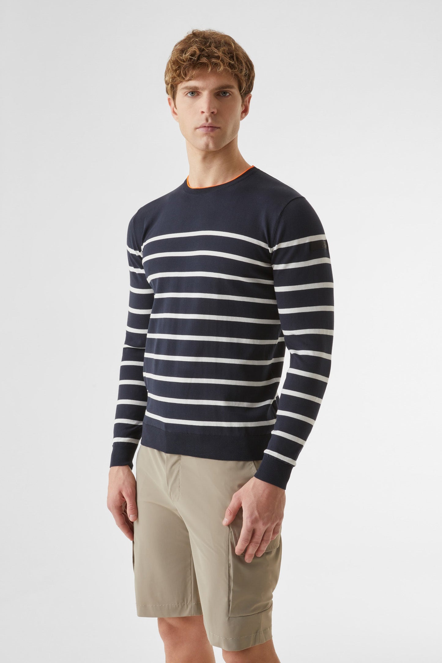 Knit Stripe Round