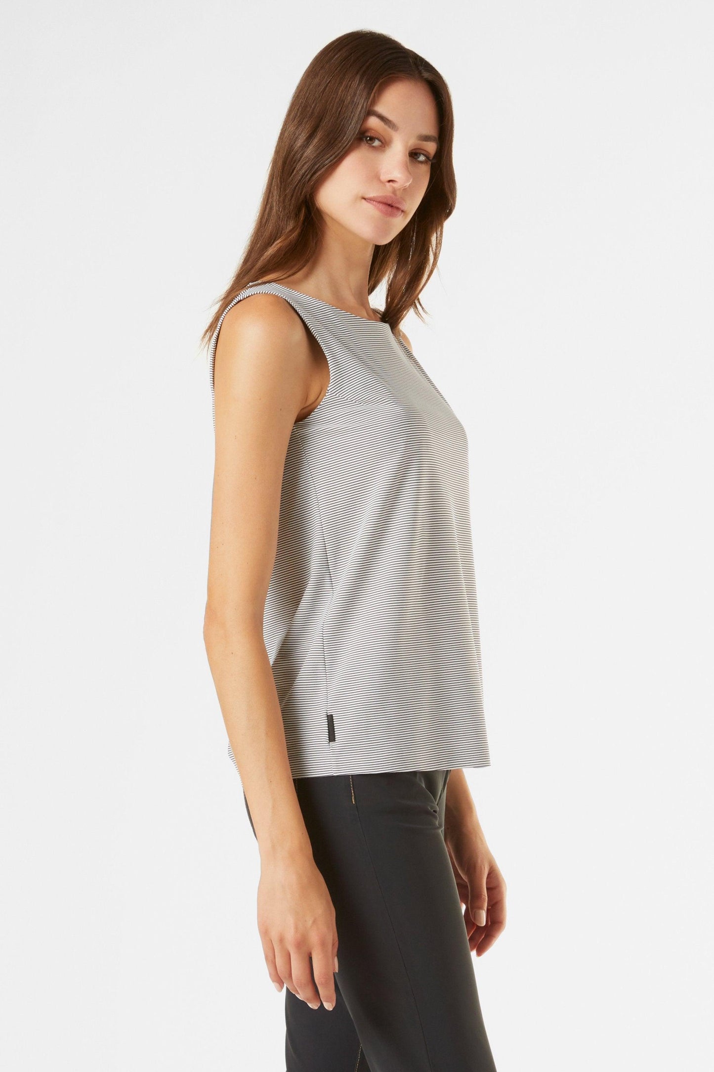 Shirty Stripe Sleeveless Lady - RRD Roberto Ricci Designs - Official Online Store