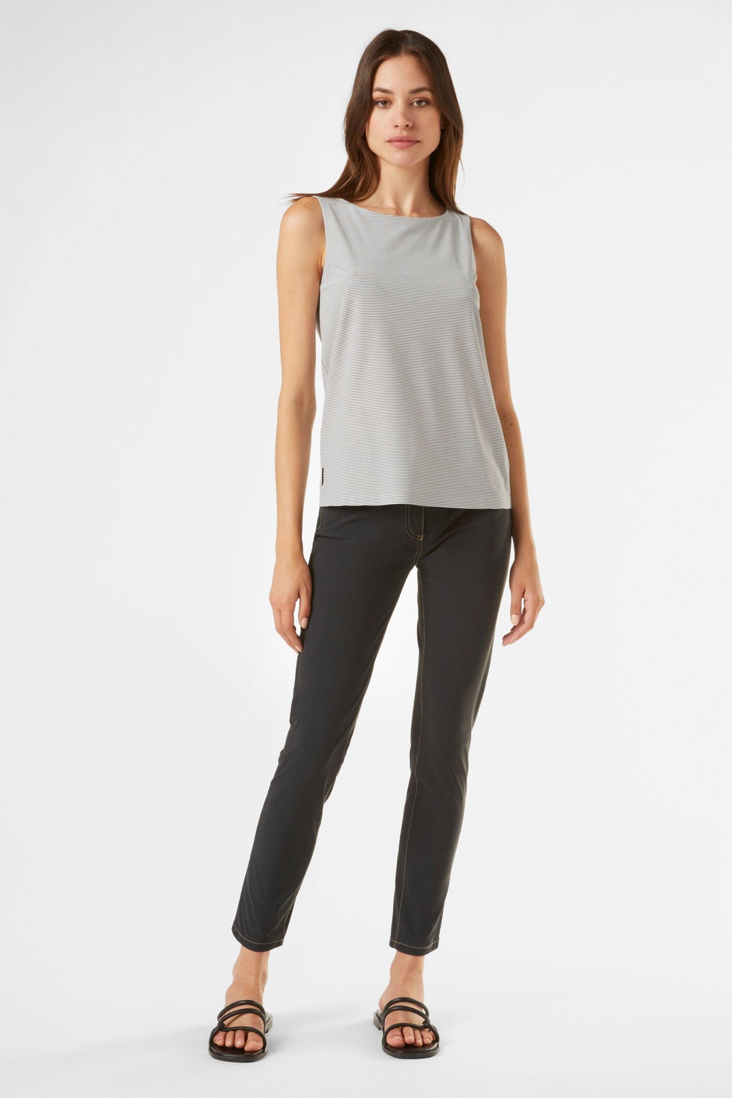 Shirty Stripe Sleeveless Lady - RRD Roberto Ricci Designs - Official Online Store