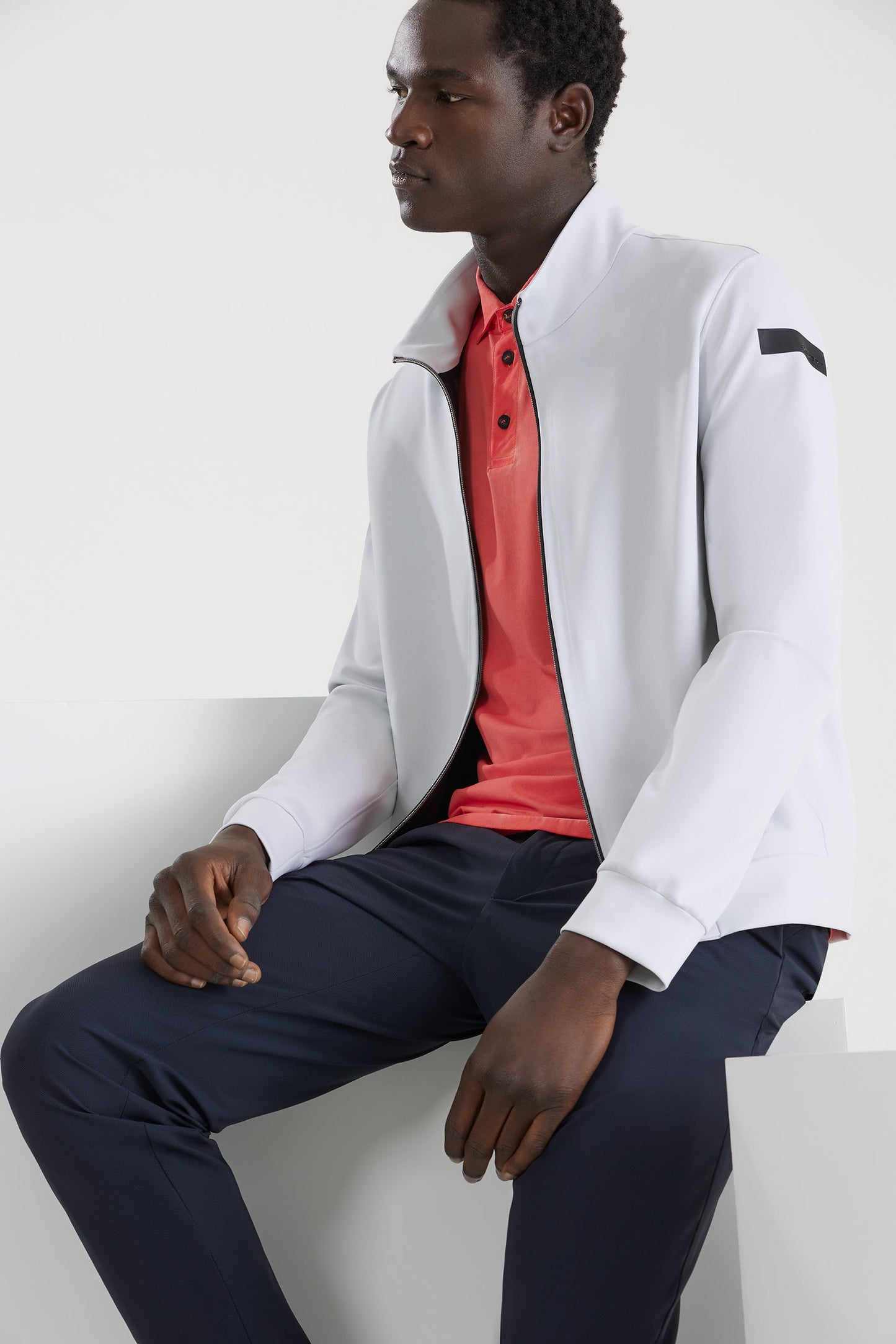 Fleece White Sun Full Zip