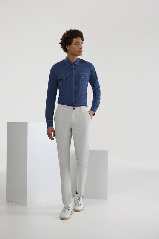 Shirt Techno Indaco