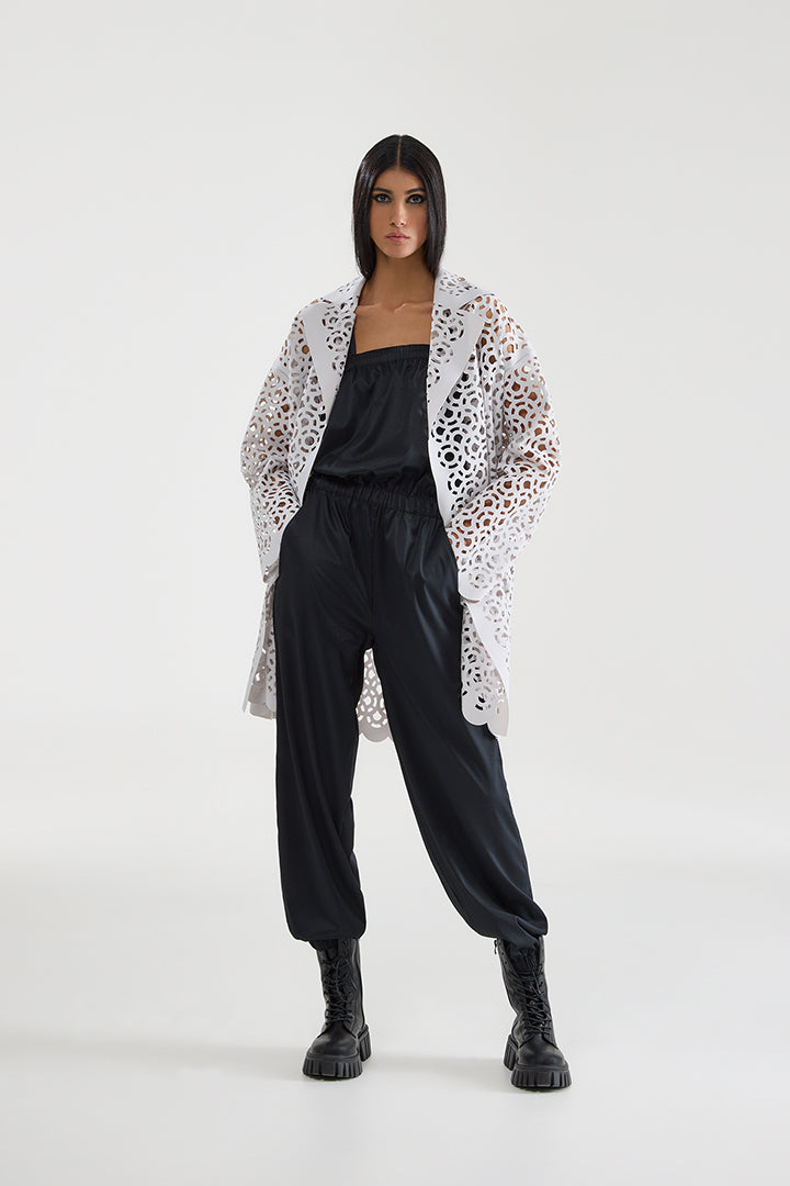 Jkt Hole Trench Wom ANNULLATO