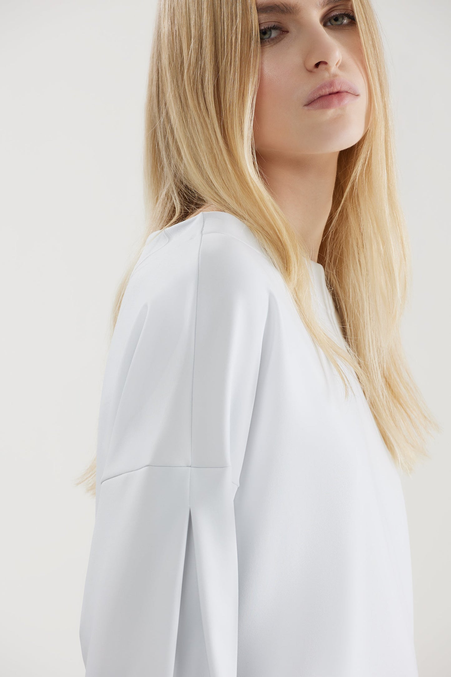 Fleece Basic Crop Wom