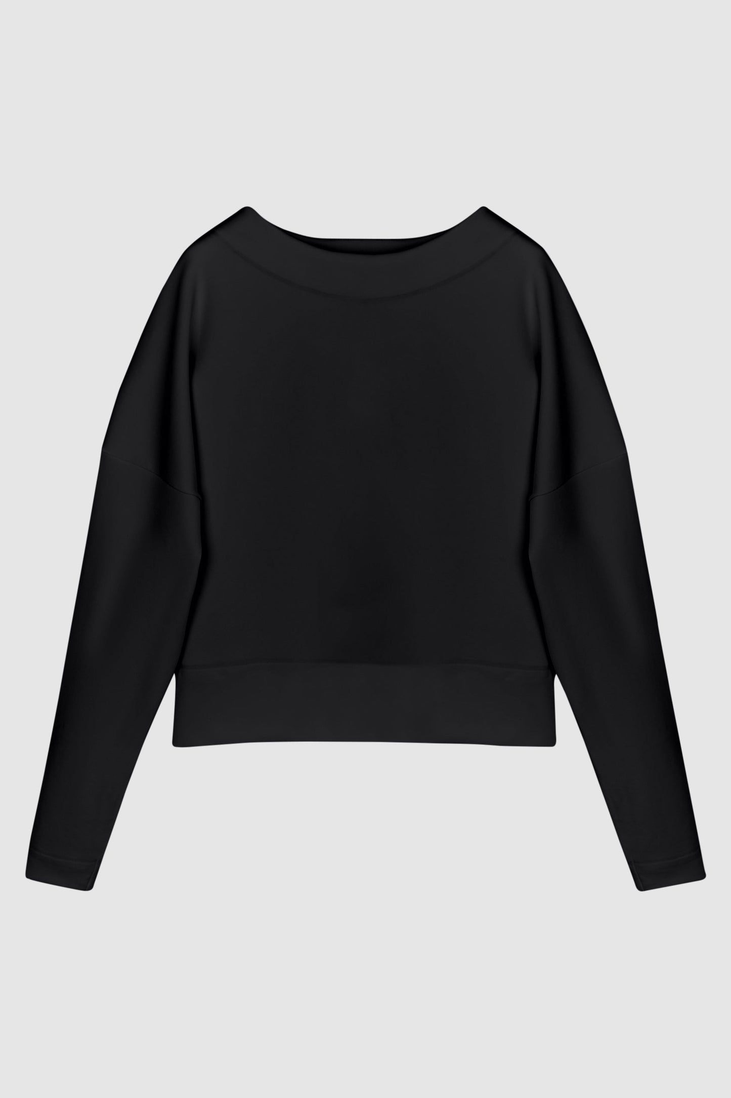 Fleece Basic Crop Wom