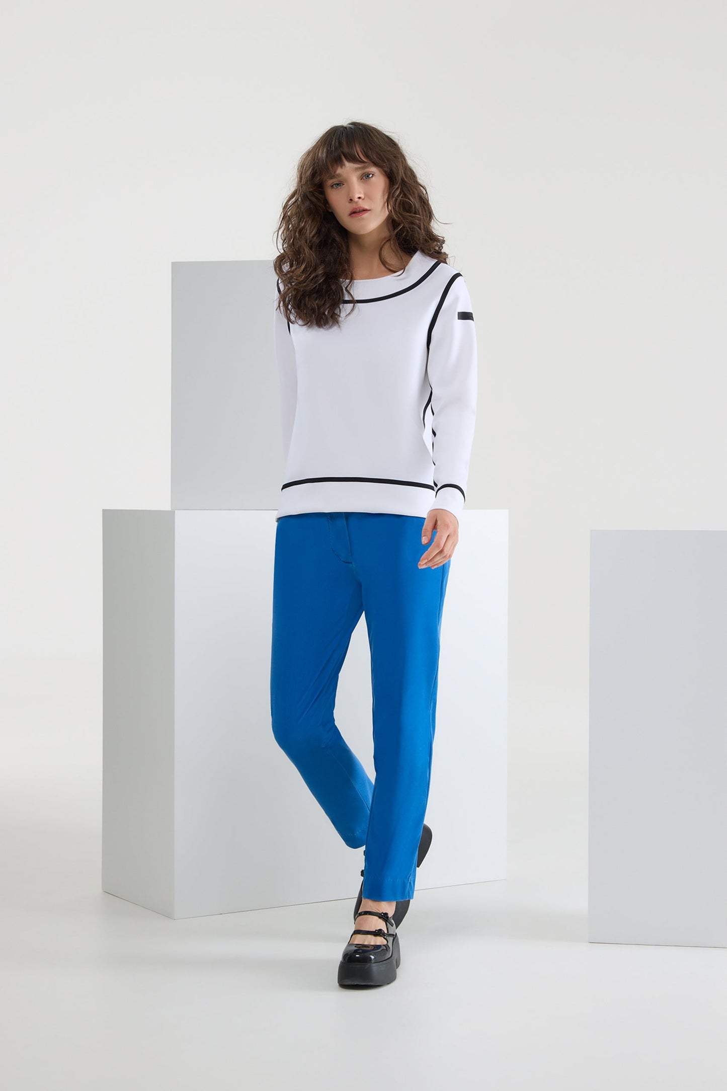Fleece White Sun Round Wom