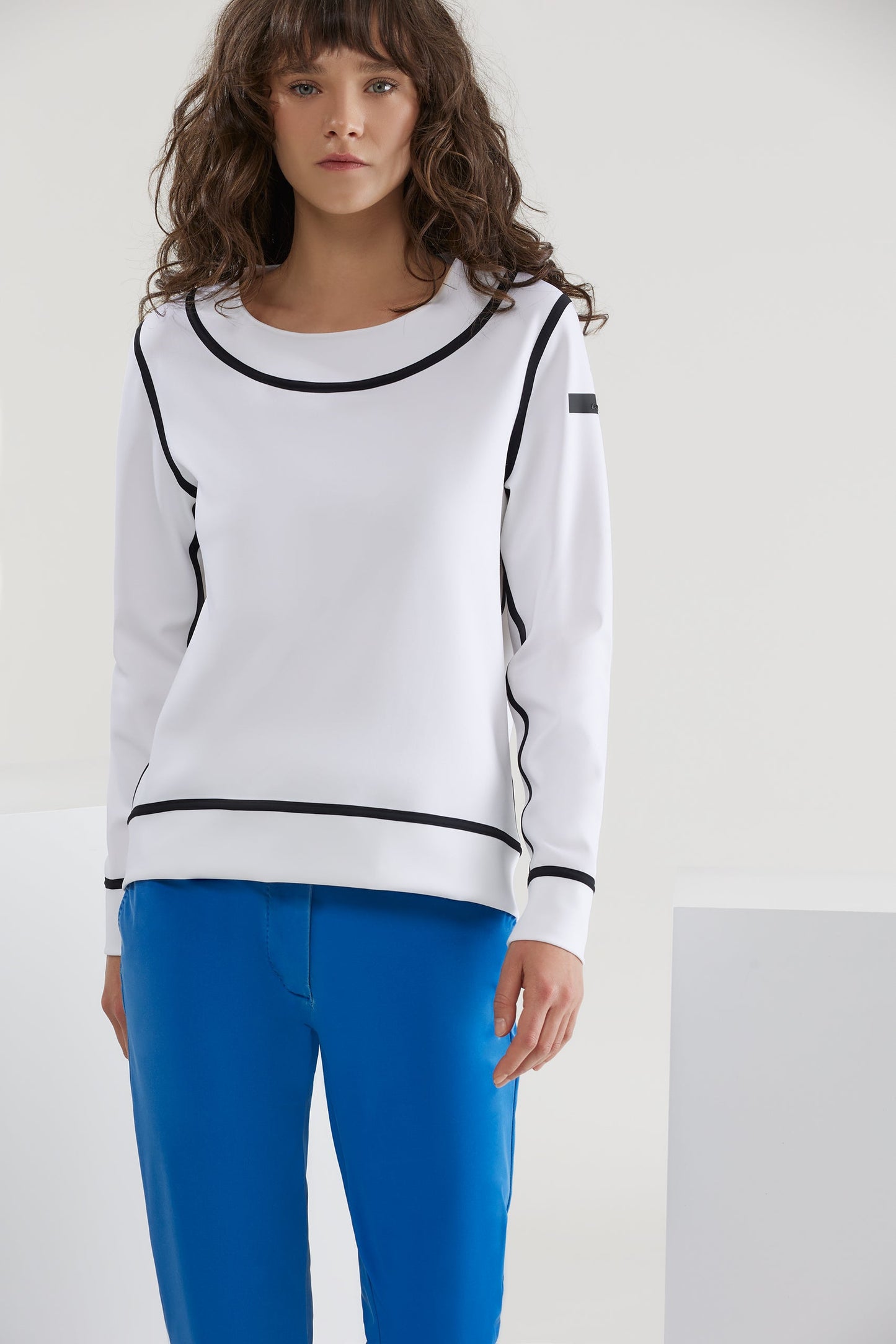 Fleece White Sun Round Wom