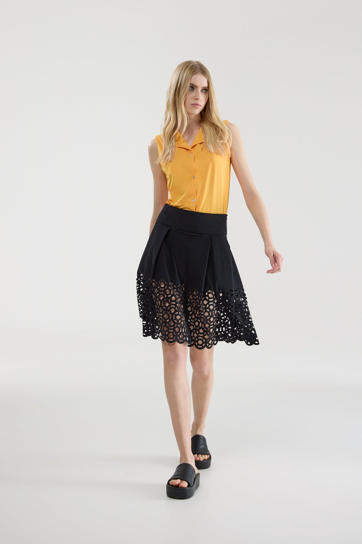 Shirt Oxford Sleveless Wom