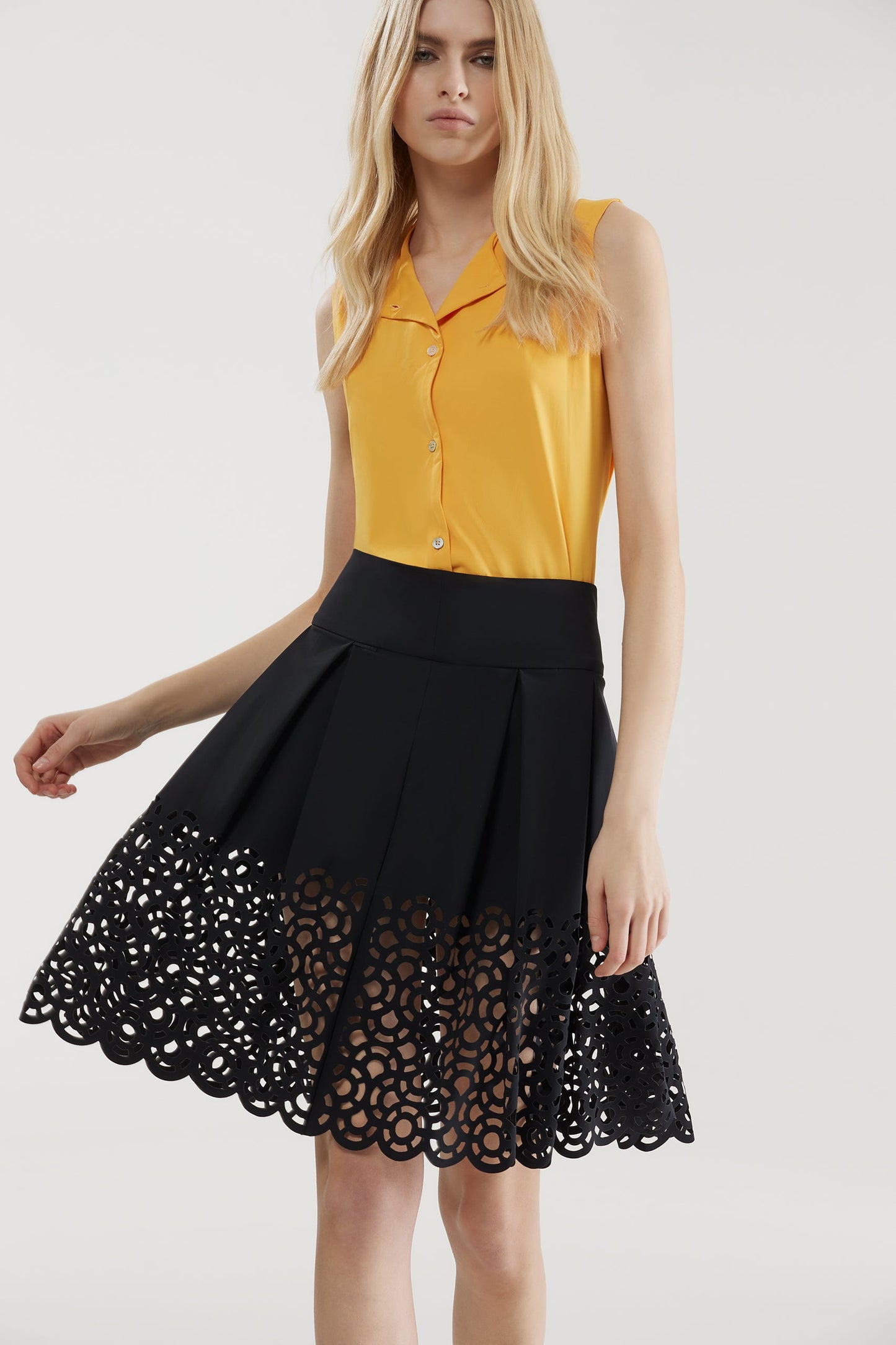 Shirt Oxford Sleveless Wom