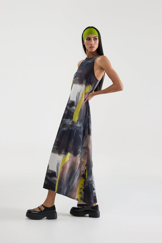 Dress Paint Summer Wom