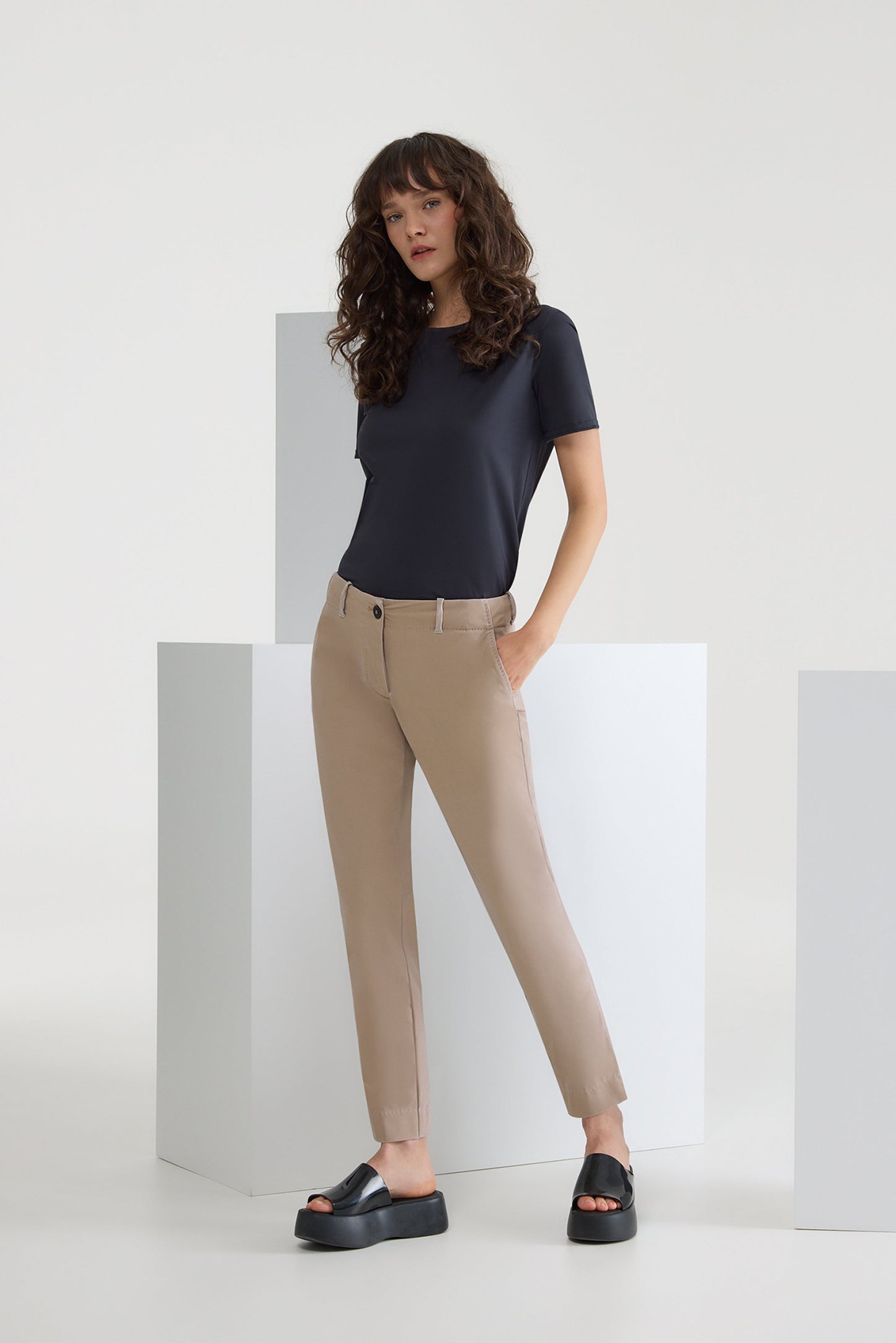 Pant Techno Wash Chino Wom