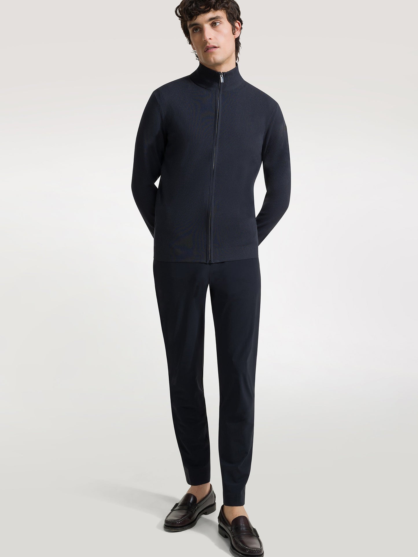 Booster Full Zip Knit