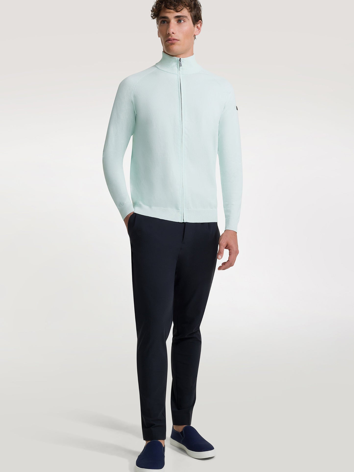 Amos Full Zip Knit