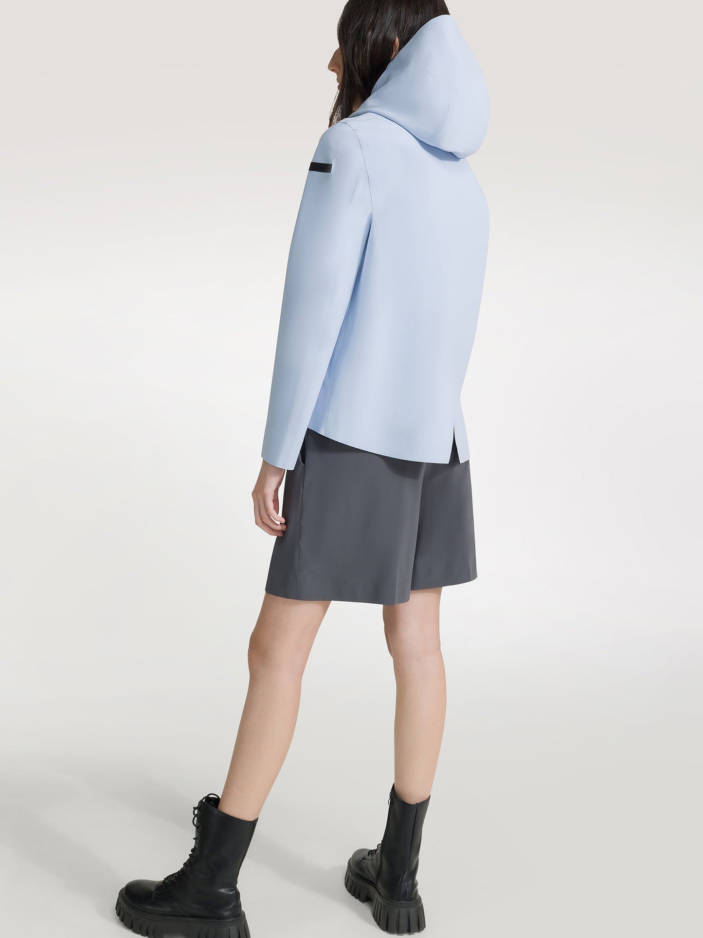 Techno Color Hood Wom Jkt