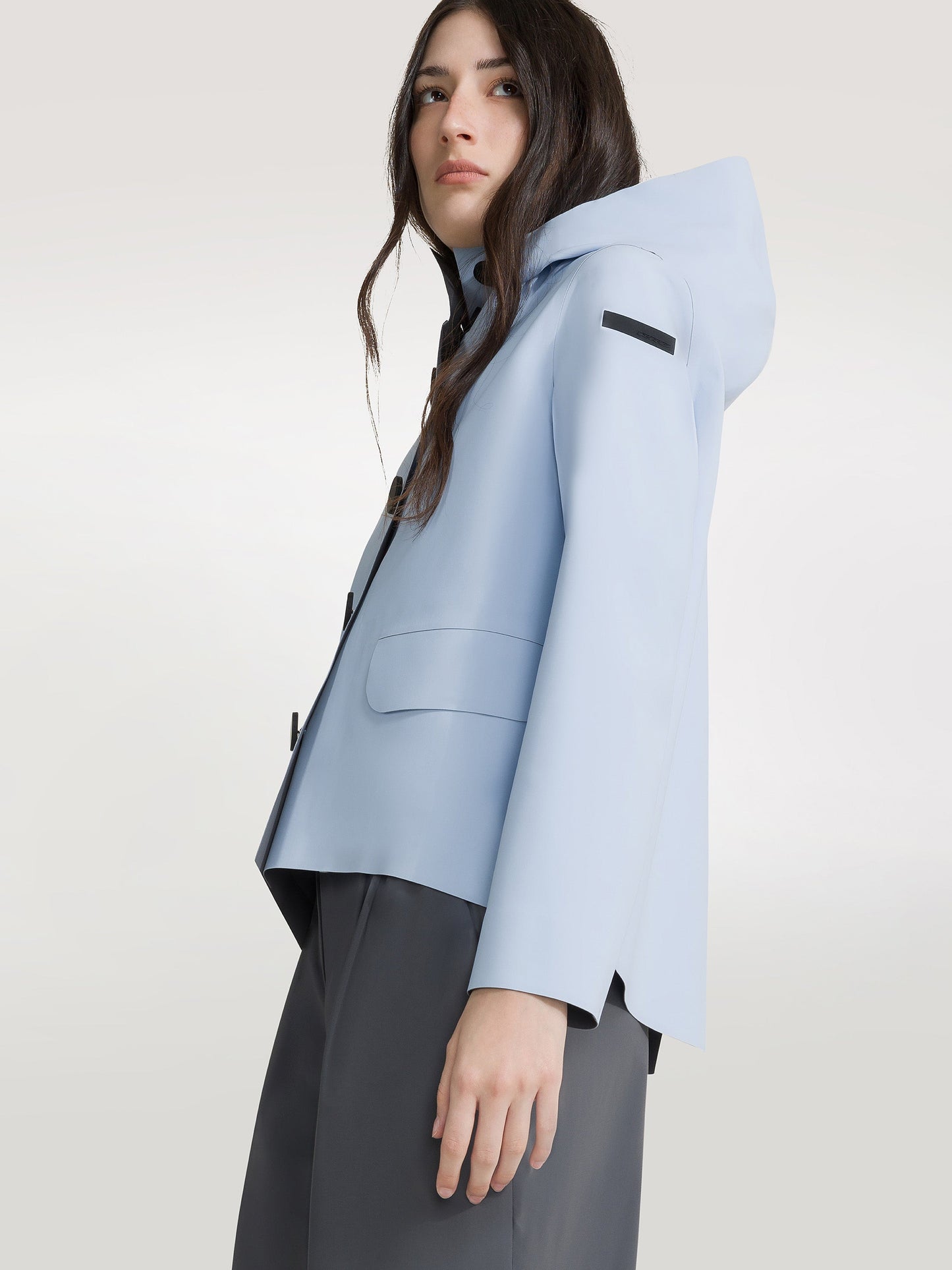 Techno Color Hood Wom Jkt