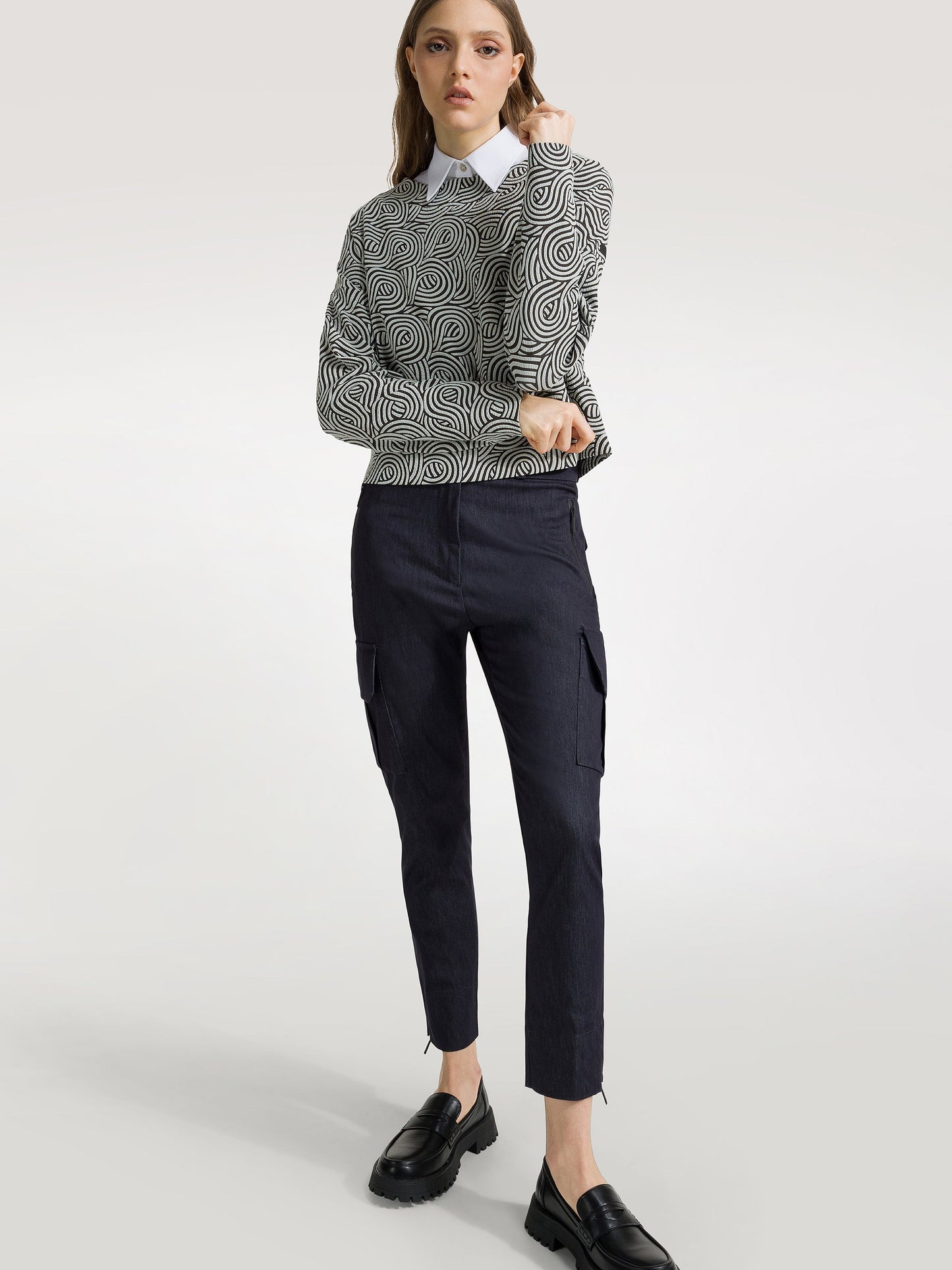 Sir Clo Crop Wom Fleece