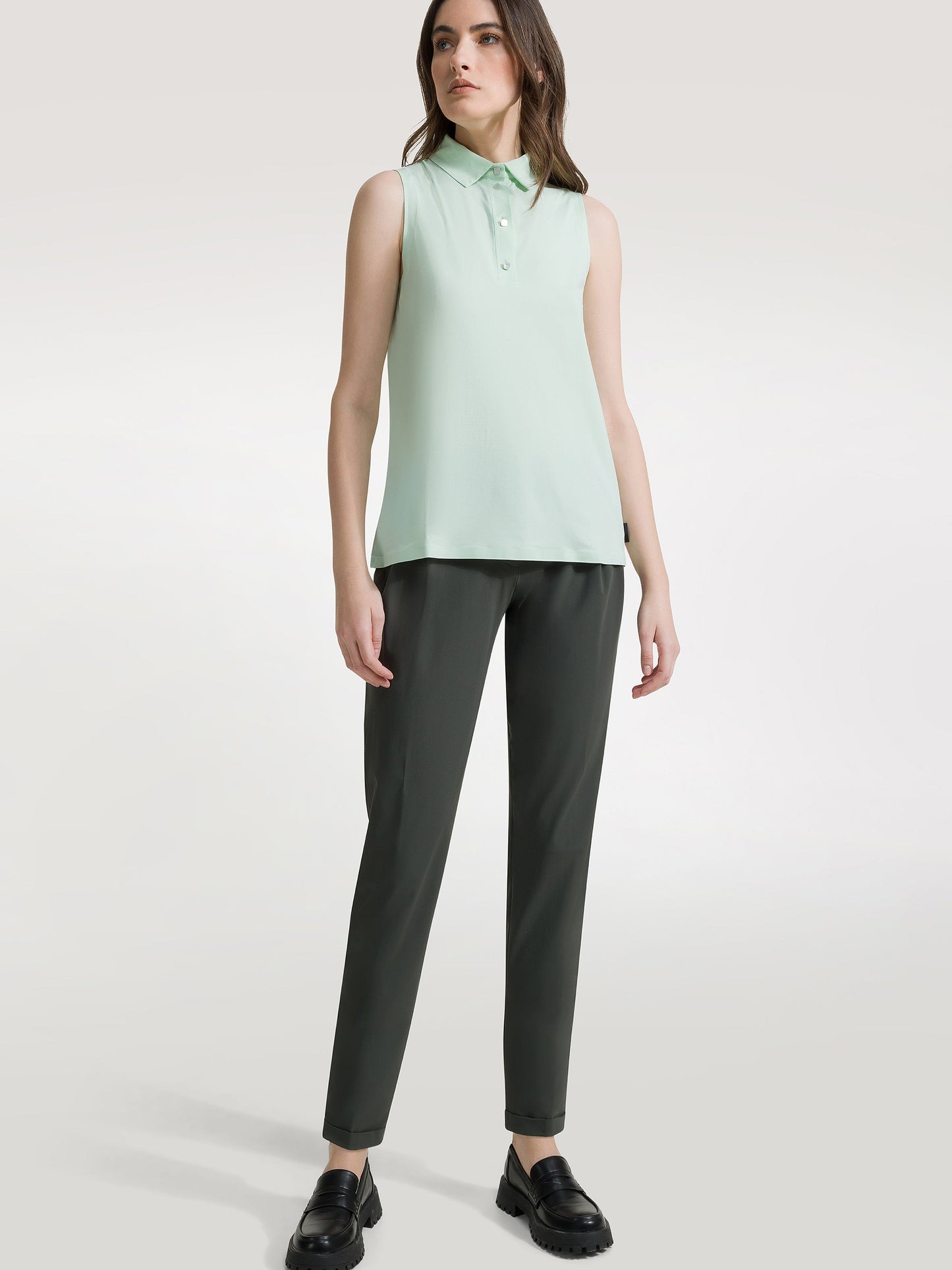 Oxford Sleeveless Wom Polo