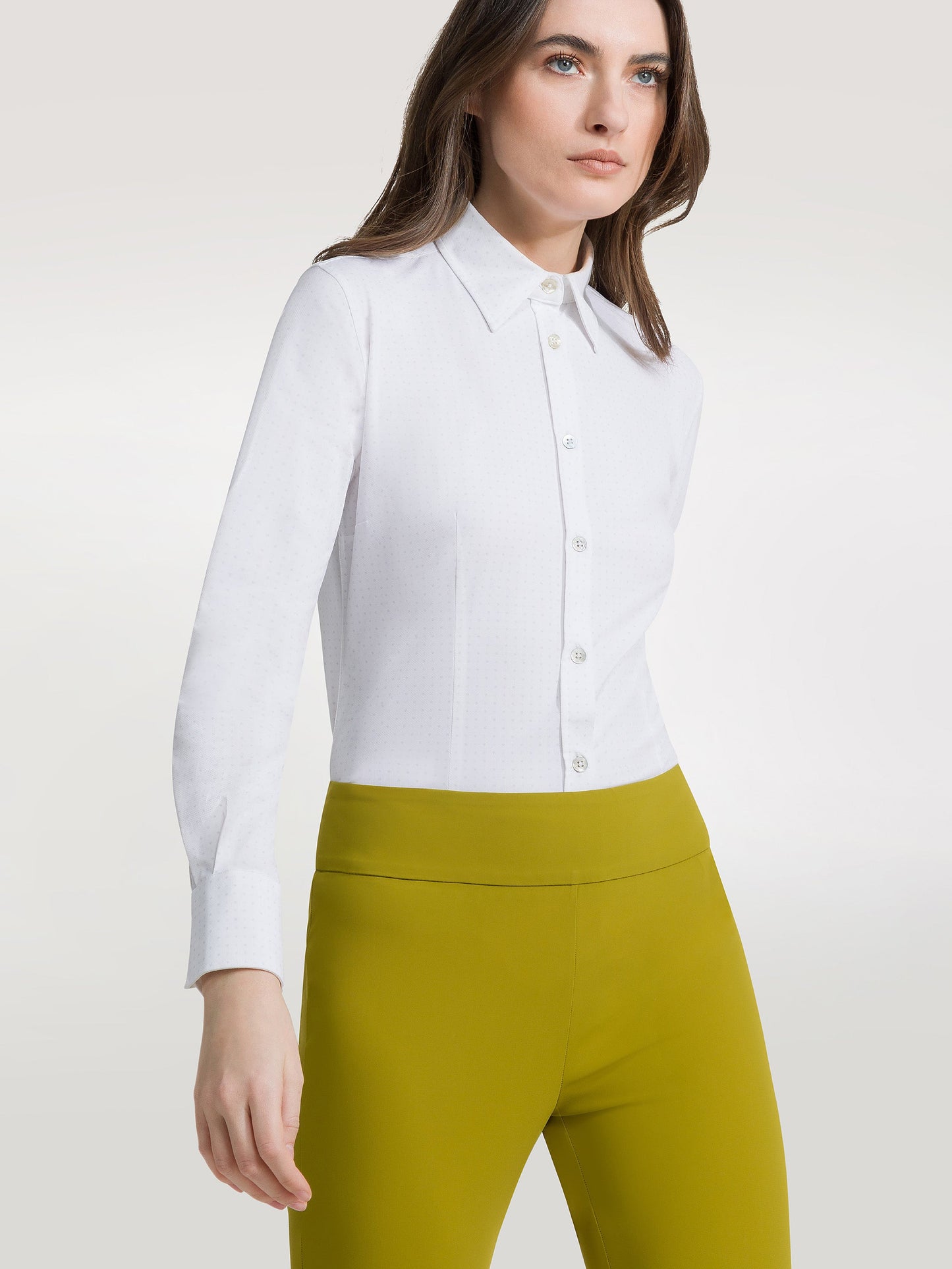 Micro White Wom Shirt