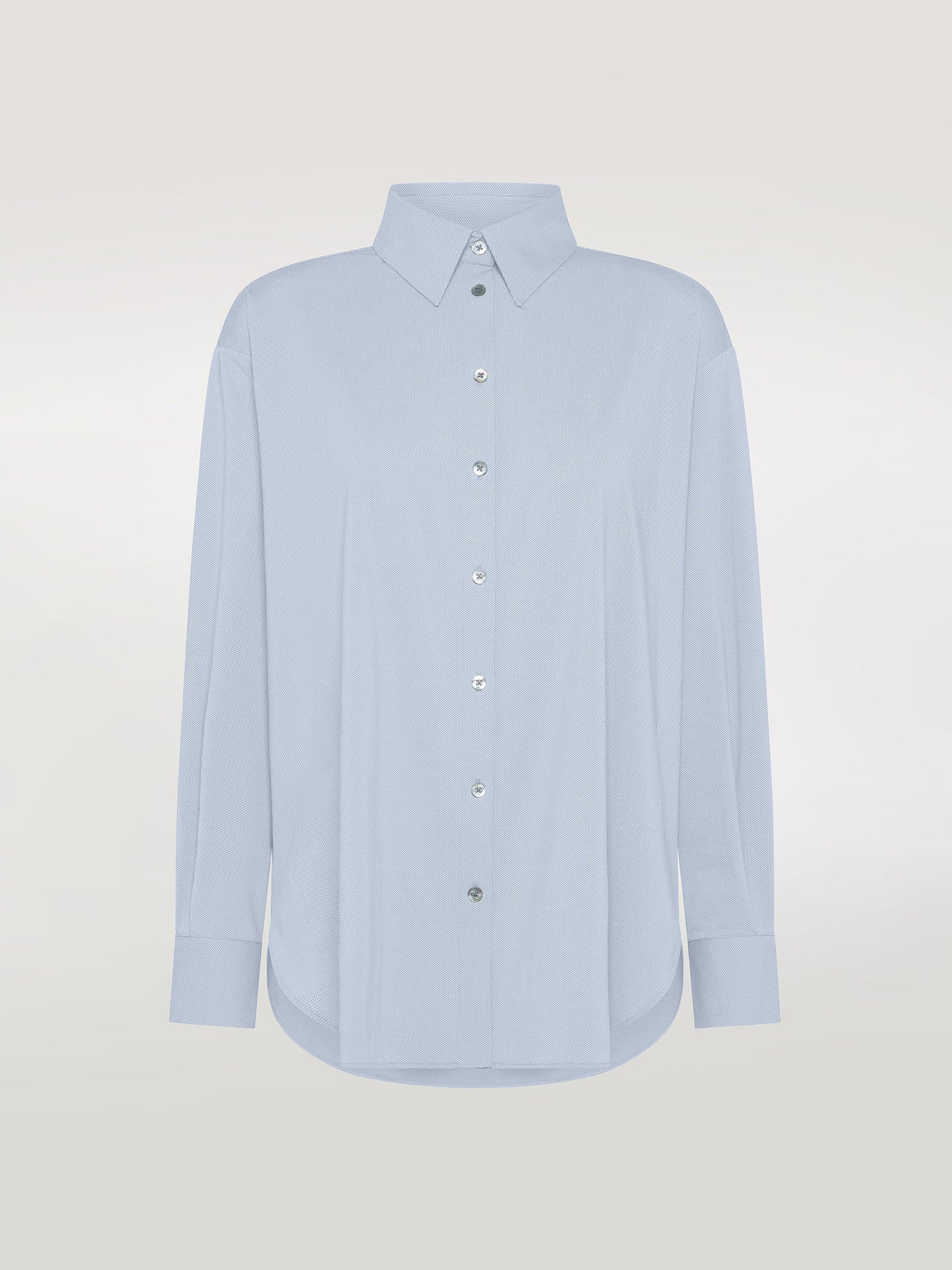 Oxford Jacquard Boyfriend Wom Shirt