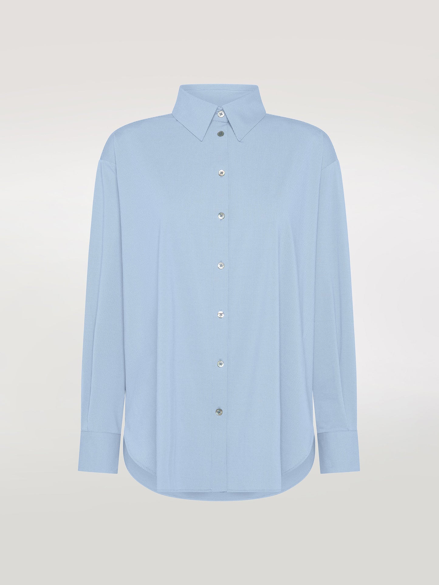 Oxford Jacquard Boyfriend Wom Shirt