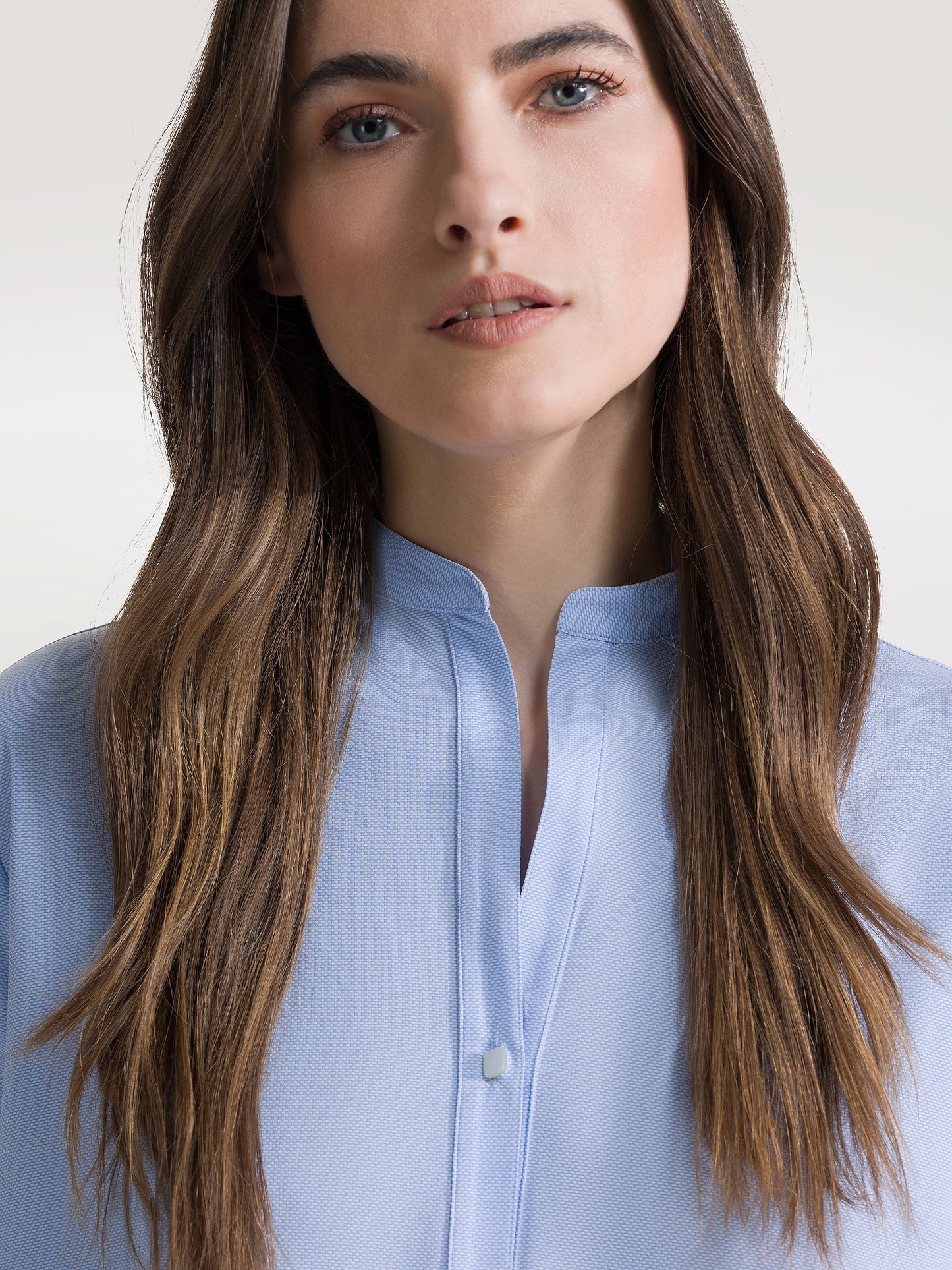 Oxford Jacquard Kor Wom Shirt