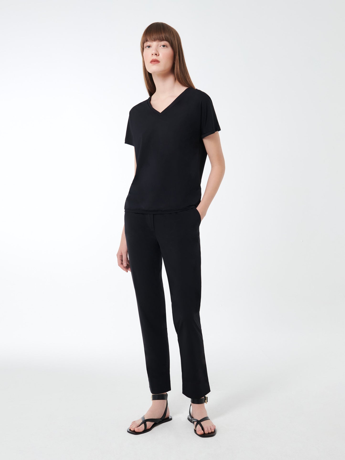 Oxford Gdy Vneck Wom Shirty
