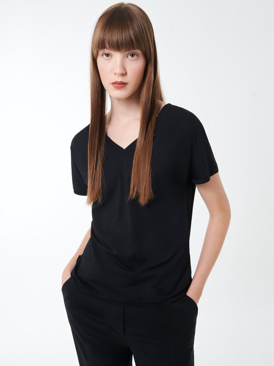 Oxford Gdy Vneck Wom Shirty