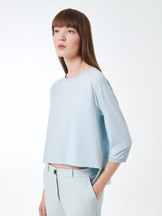 Oxford Gdy Crop 34 Wom Shirty