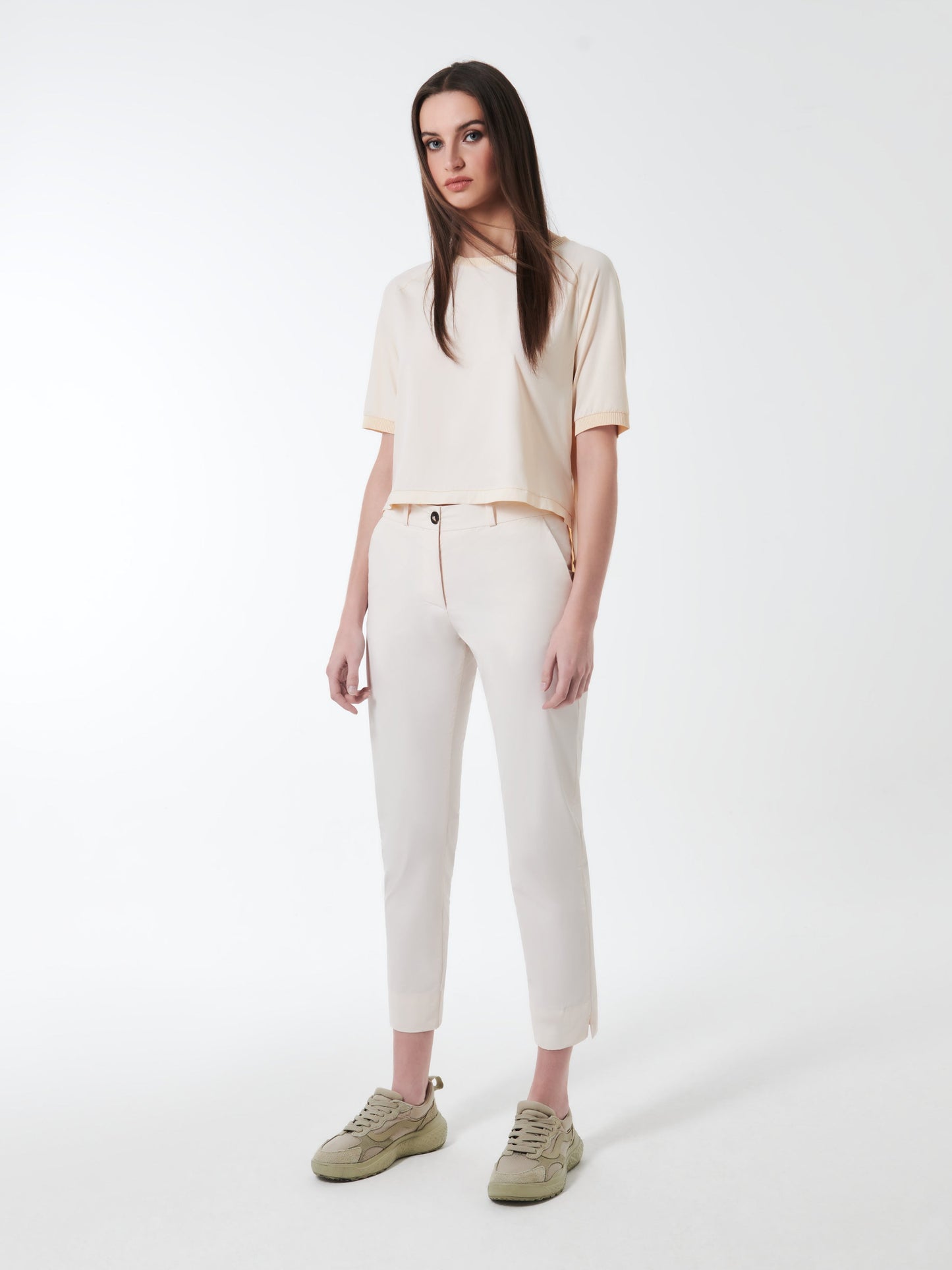 Oxford Gdy Crop Wom Shirty