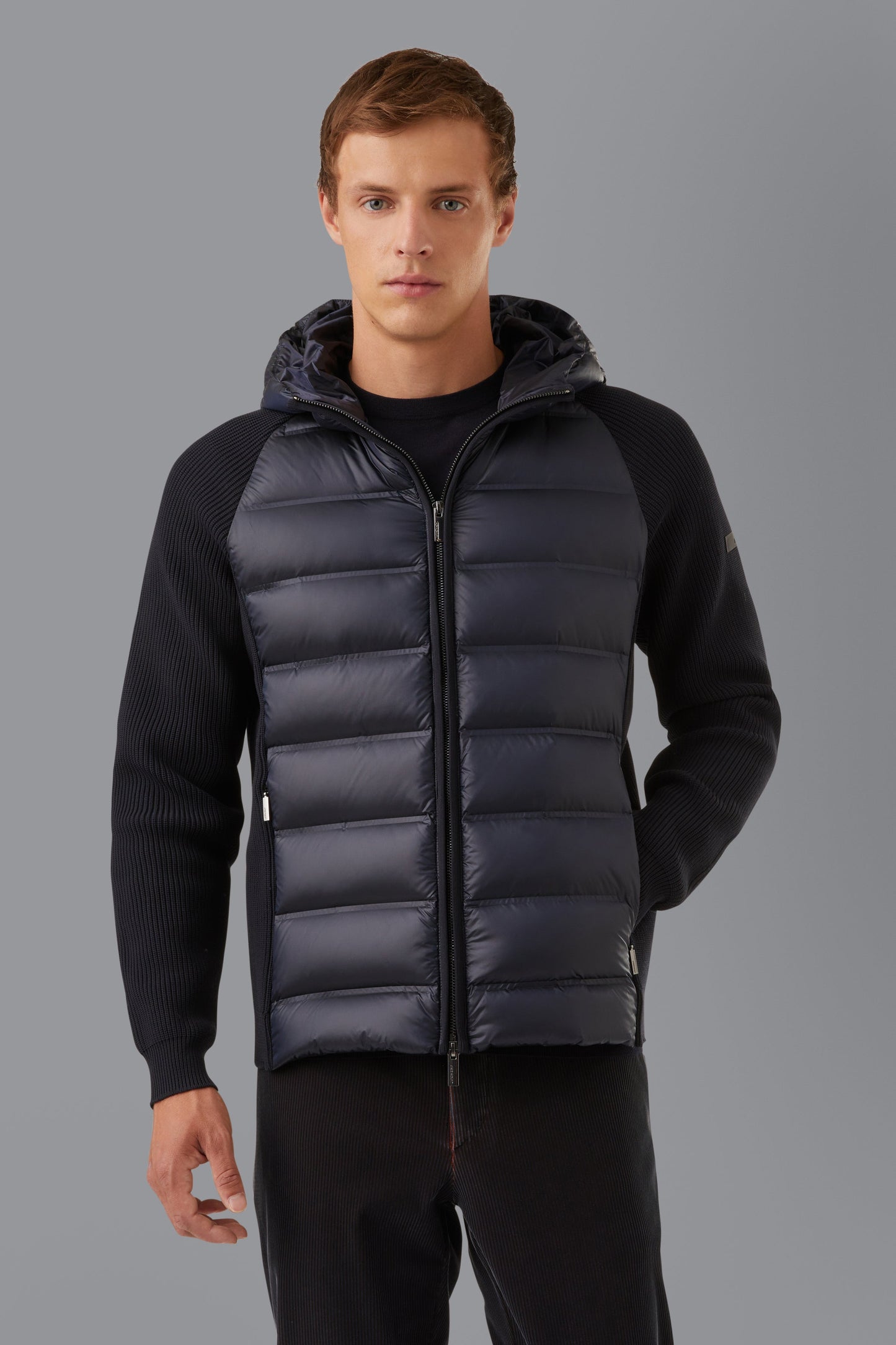 Knit Amos Down Hood Zip