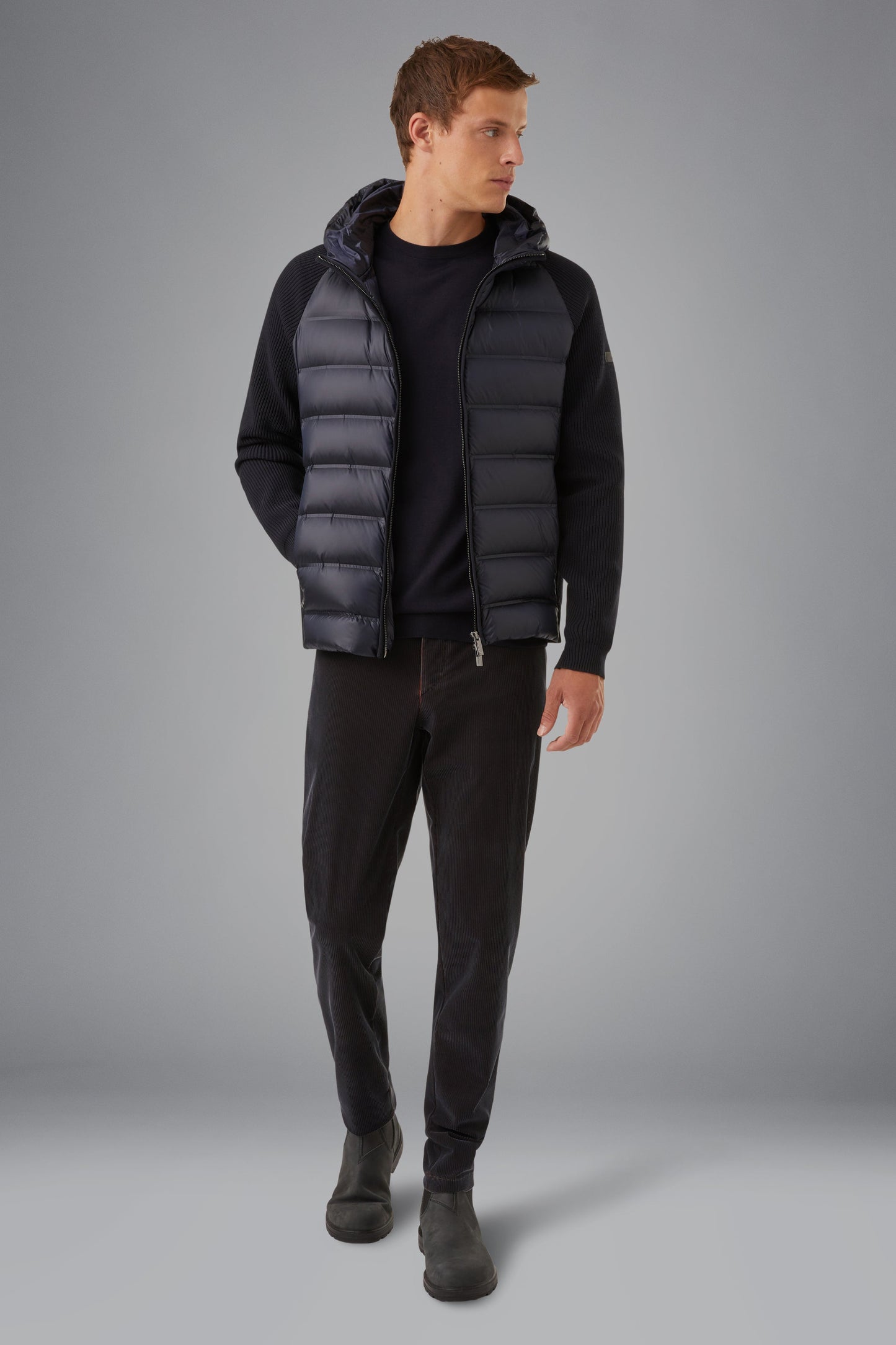 Knit Amos Down Hood Zip