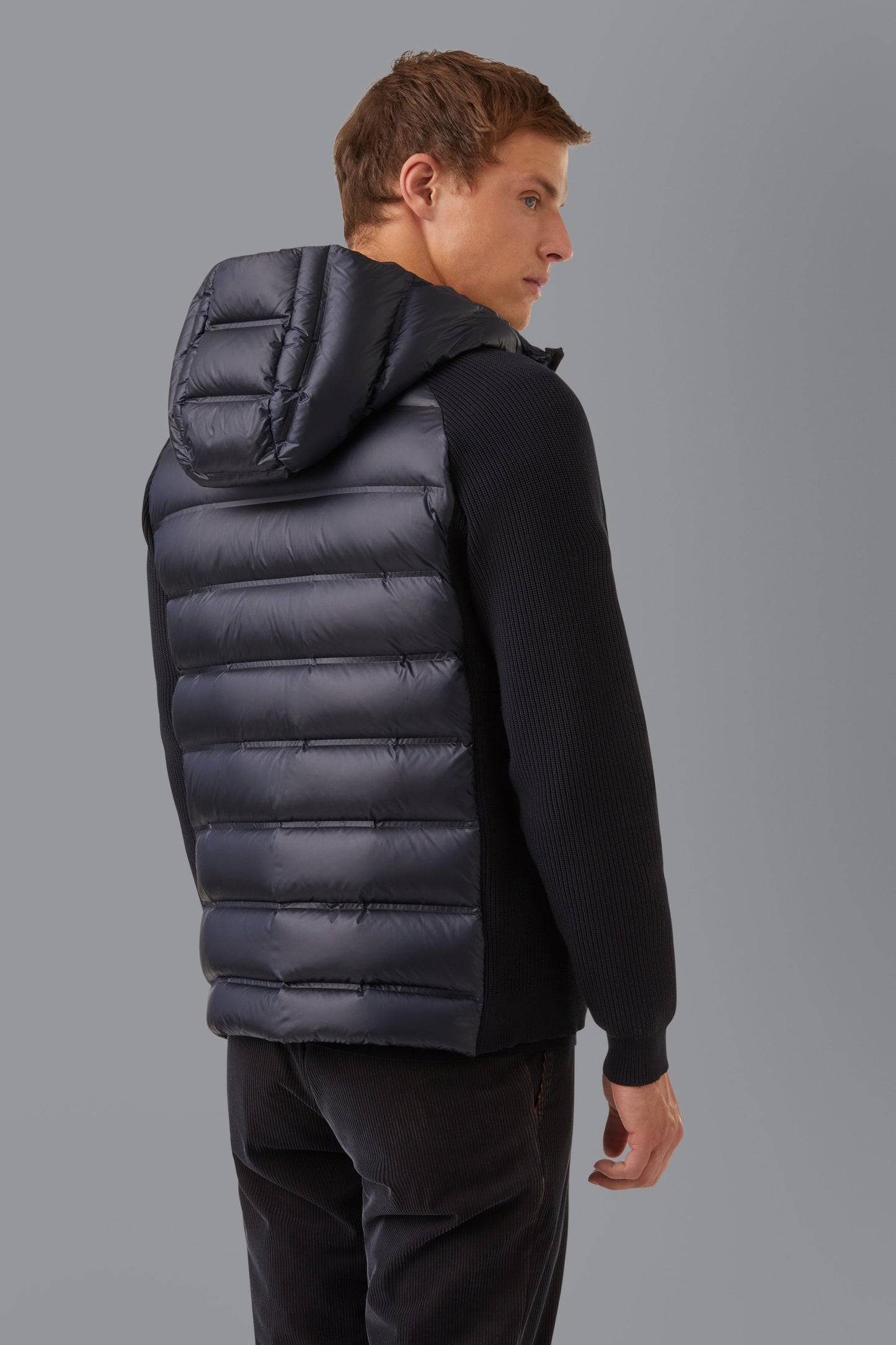 Knit Amos Down Hood Zip
