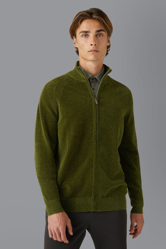 Knit Velvet Full Zip