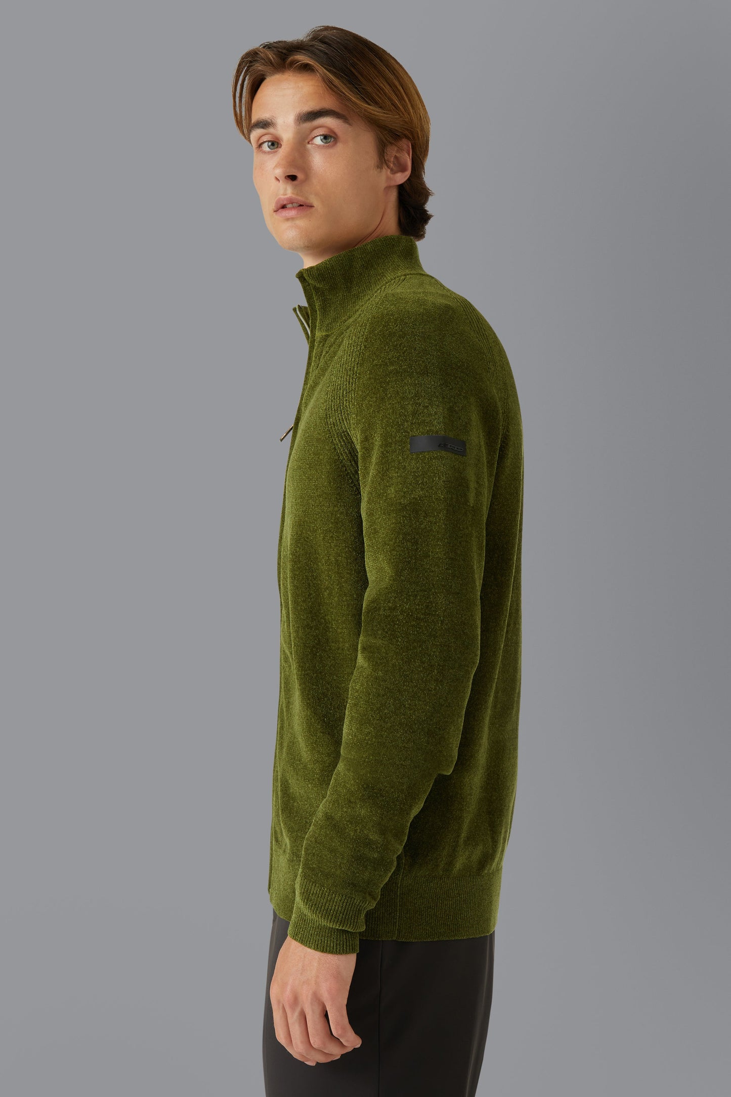 Knit Velvet Full Zip