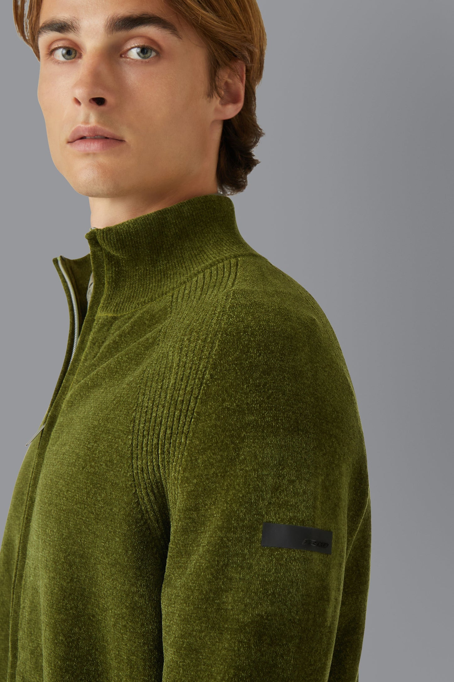 Knit Velvet Full Zip