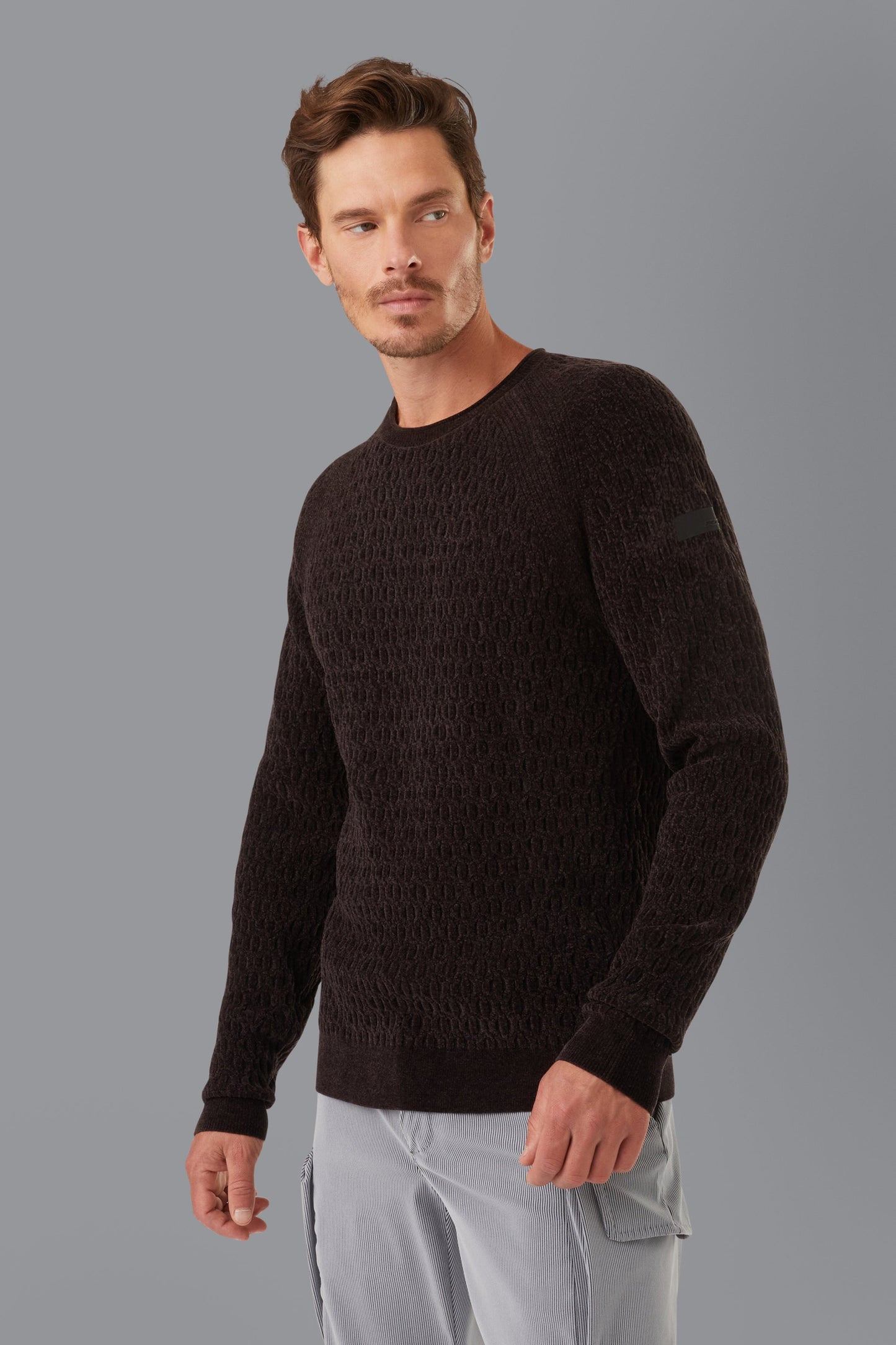 Knit Velvet Fisherman Round