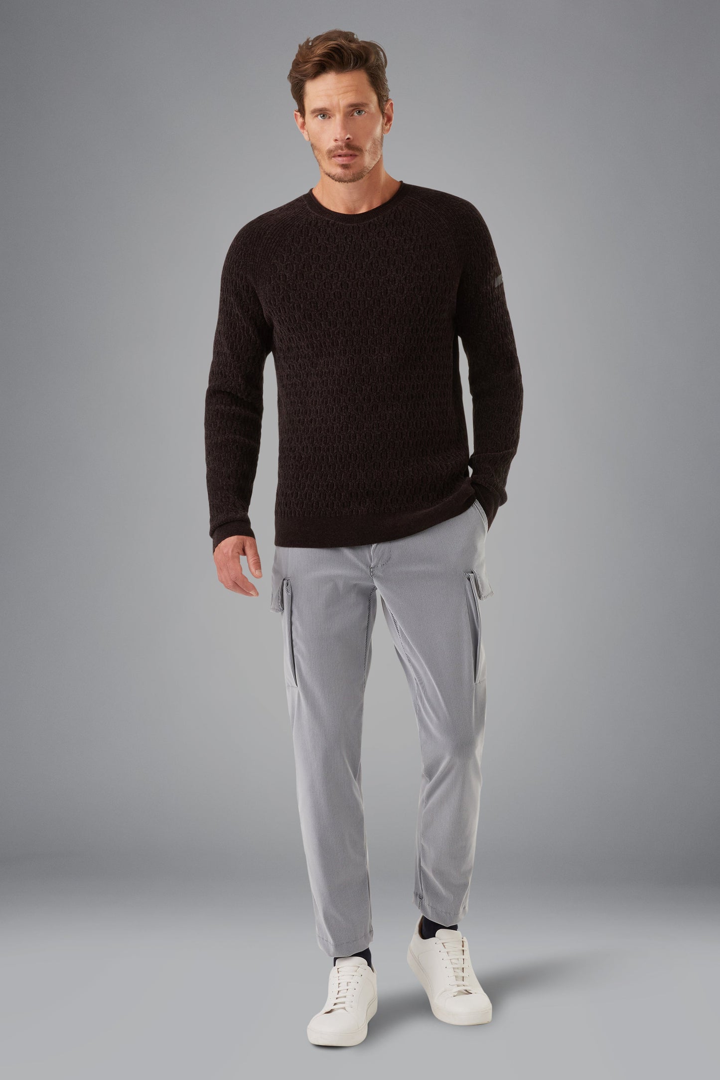 Knit Velvet Fisherman Round