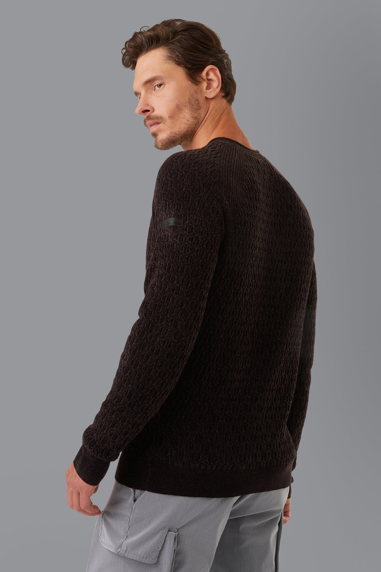 Knit Velvet Fisherman Round