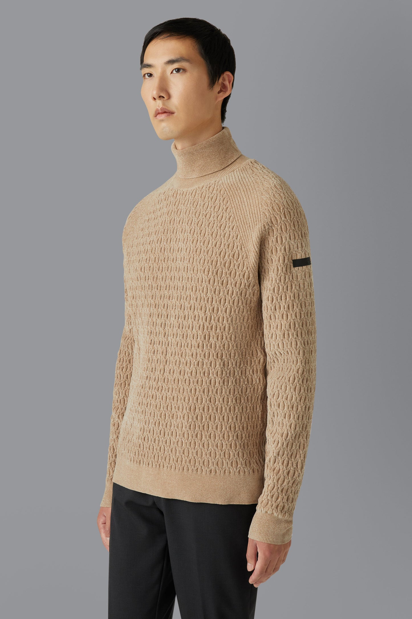 Knit Velvet Fisherman Turtleneck