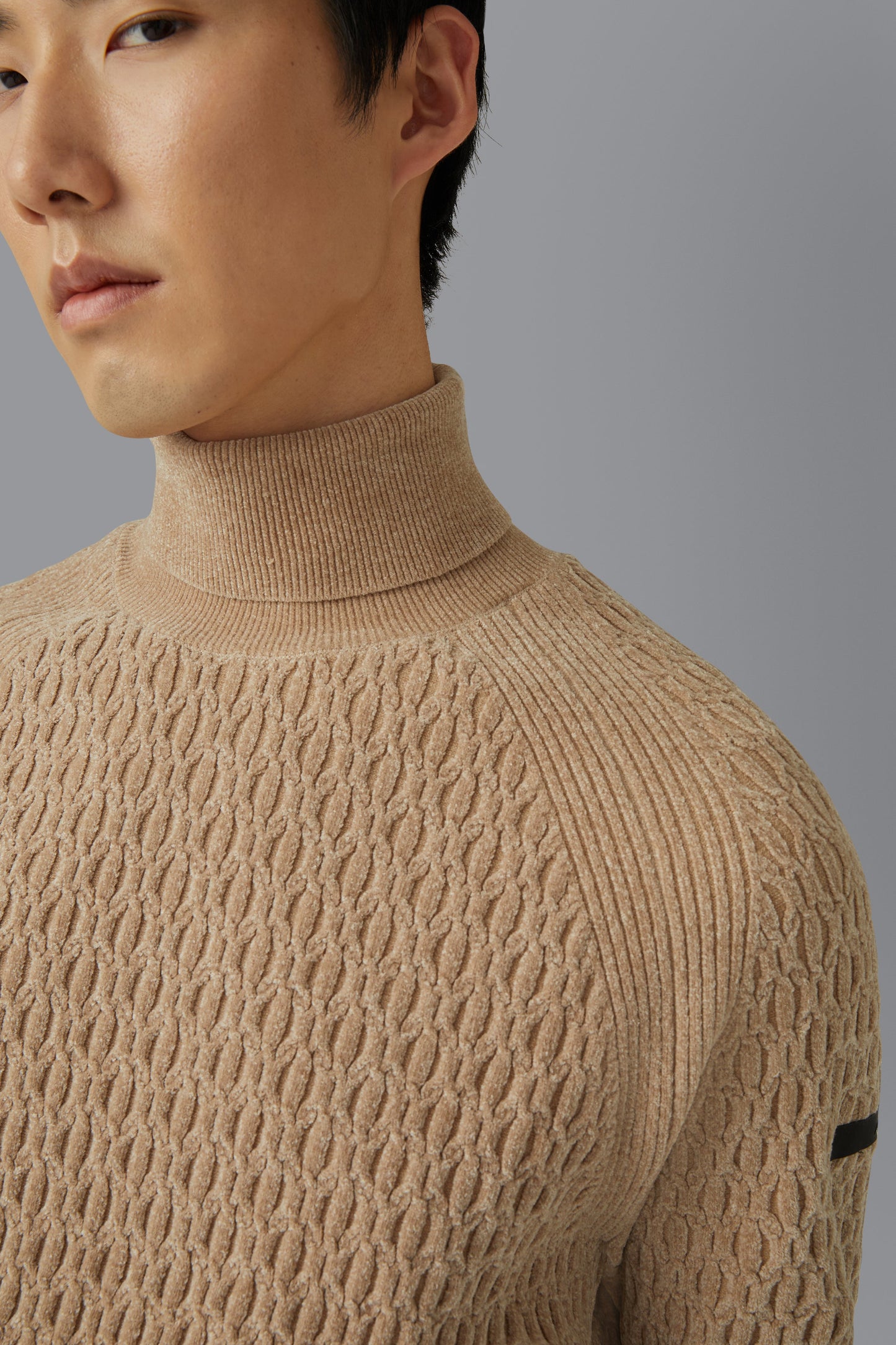 Knit Velvet Fisherman Turtleneck