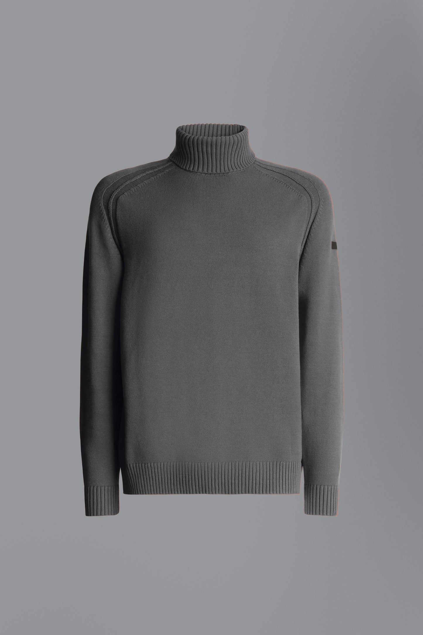 Knit Cotton Plain Turtleneck