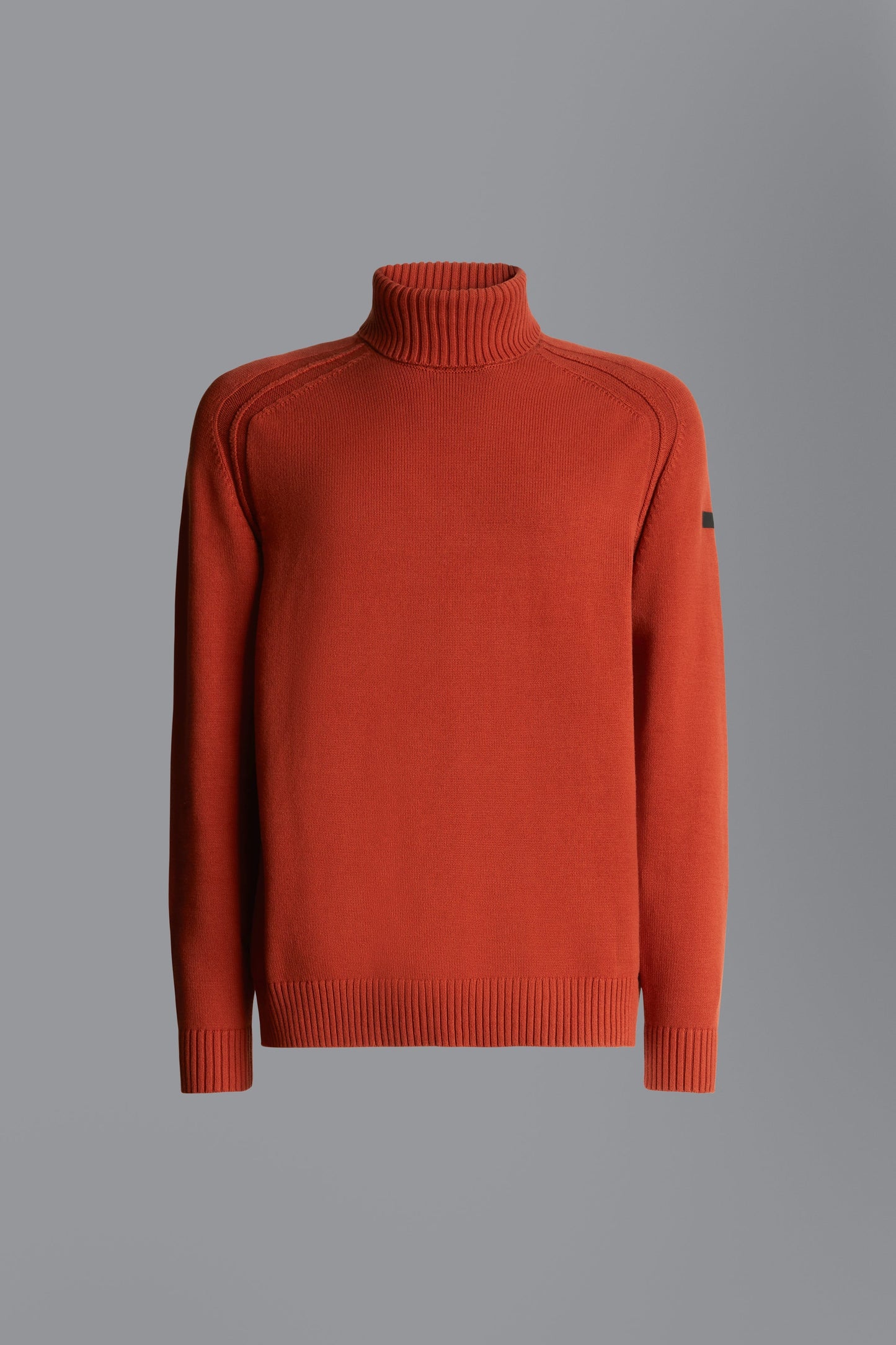 Knit Cotton Plain Turtleneck
