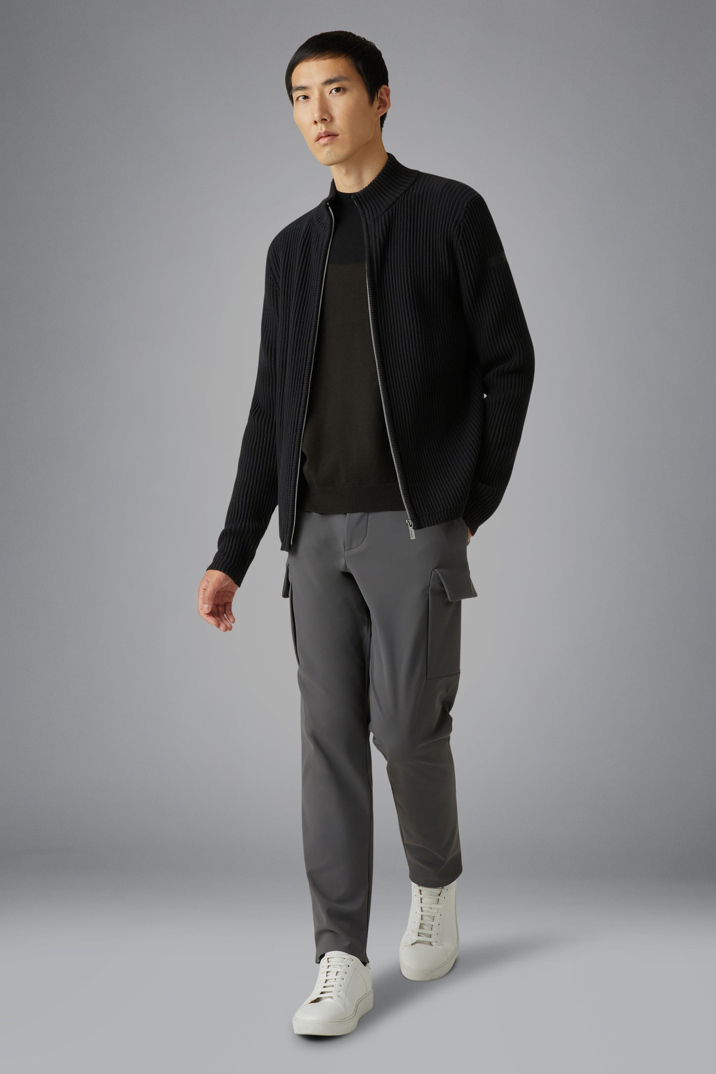 Knit Cotton 7 Zip