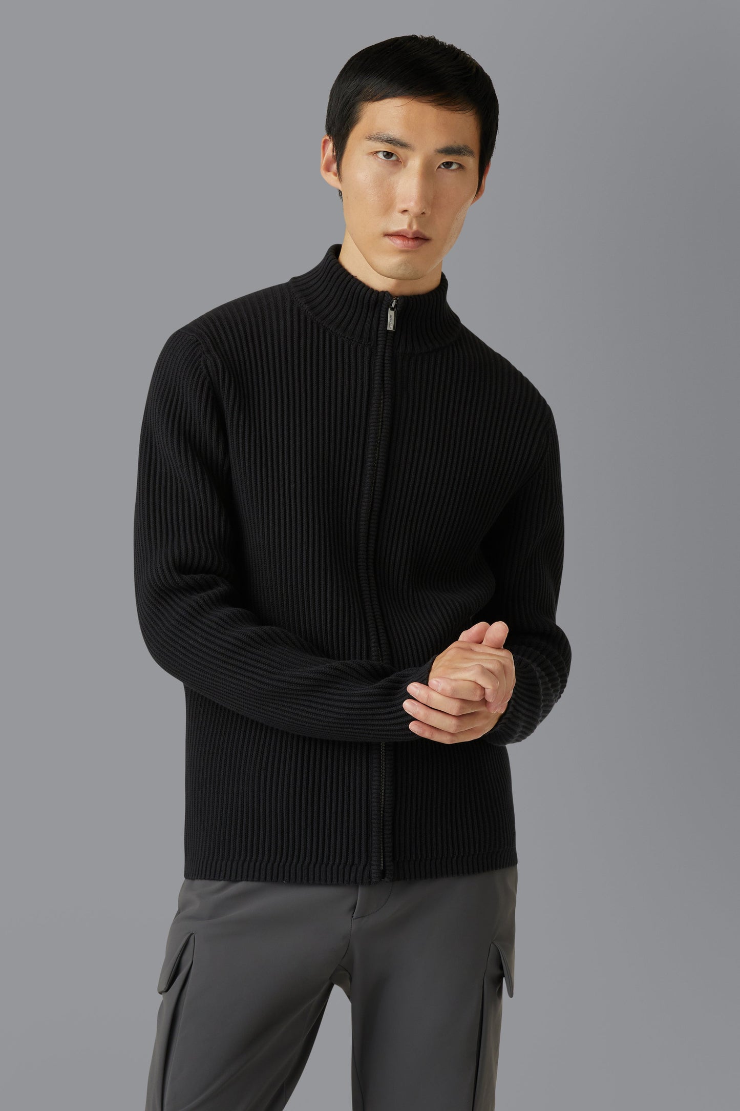 Knit Cotton 7 Zip