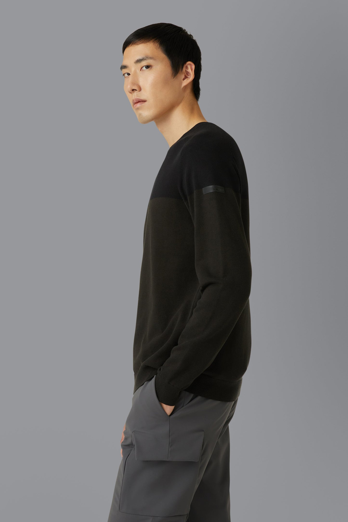 Knit Cotton Block Round