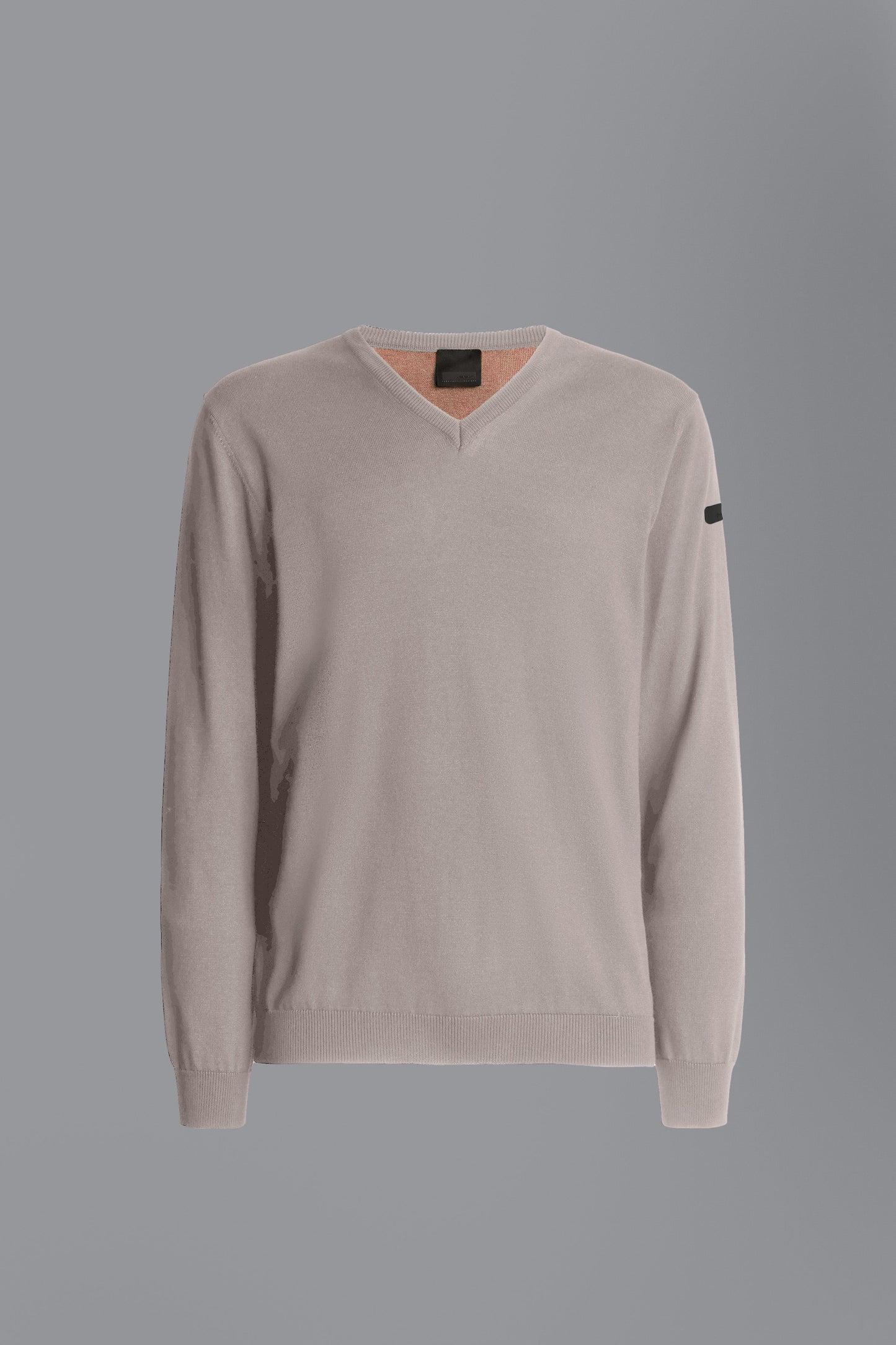 Knit Polipropicotton Plain V-Neck