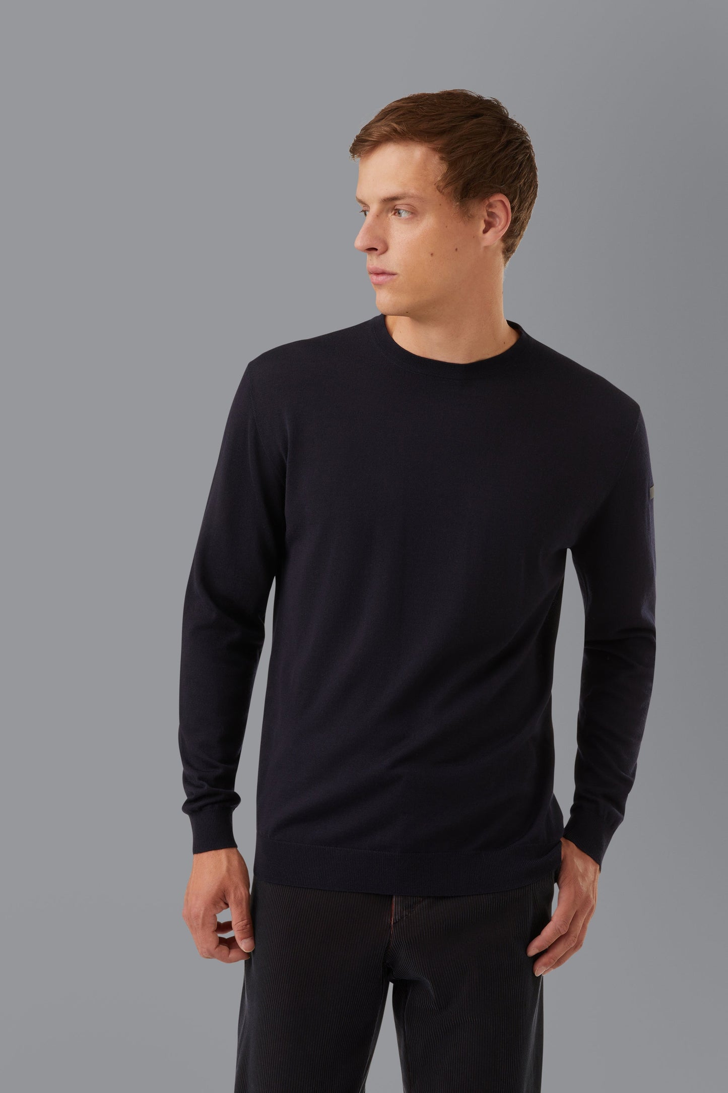 Knit Intarzia Round
