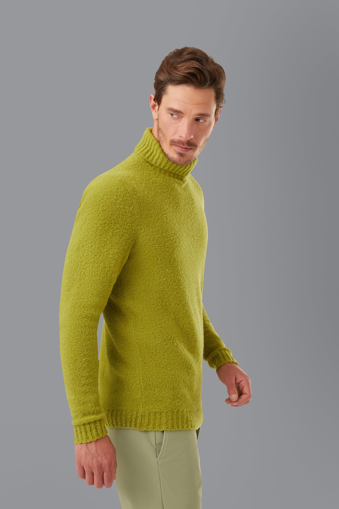 Knit Bouclè Turtleneck